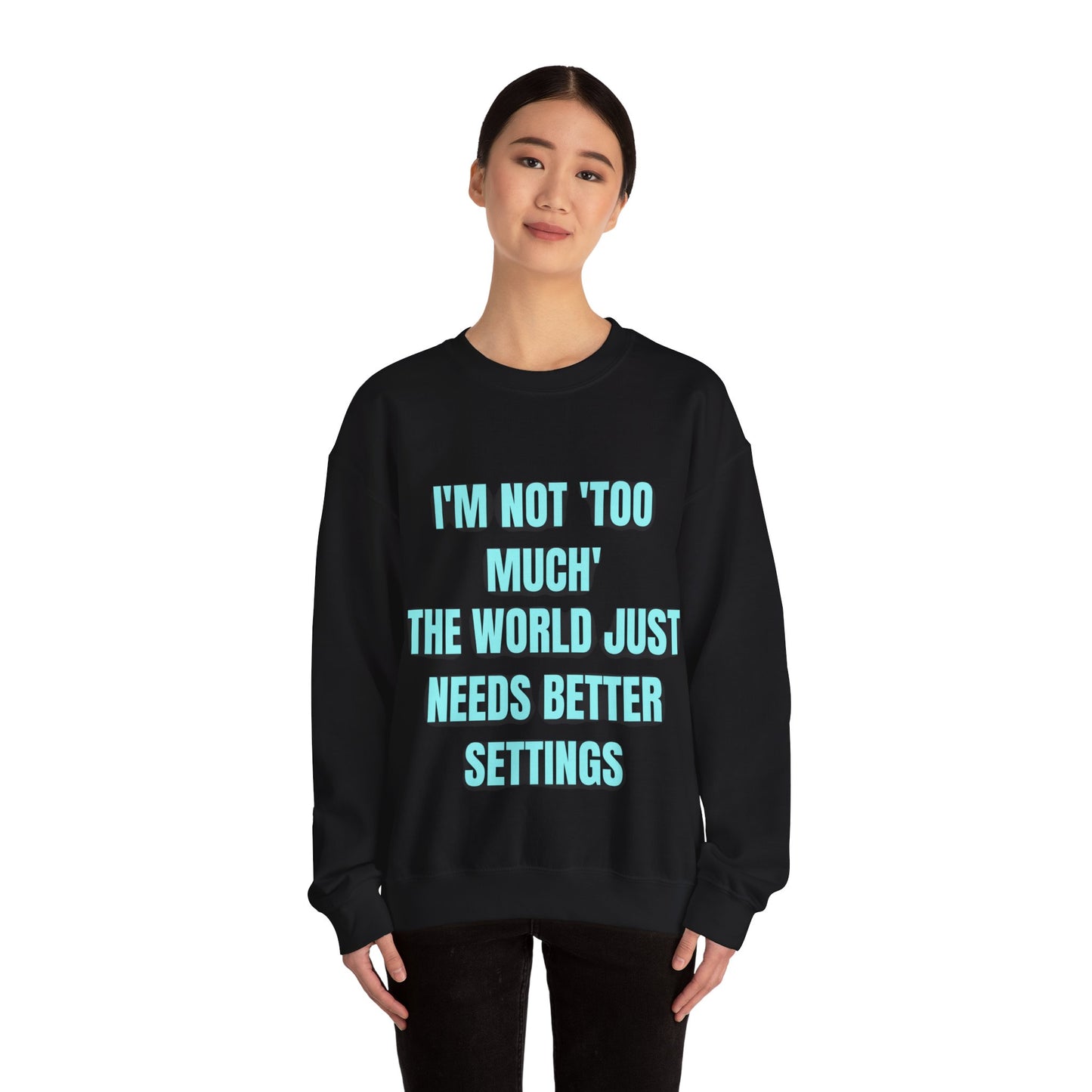 Better Settings Crewneck – Unisex Heavy Blend Sweatshirt