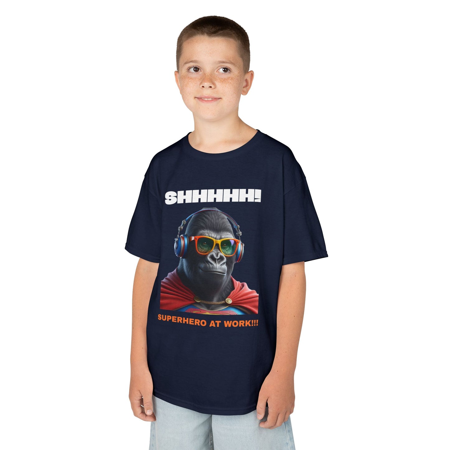 Boys Cotton Tee – Superhero Energy Edition