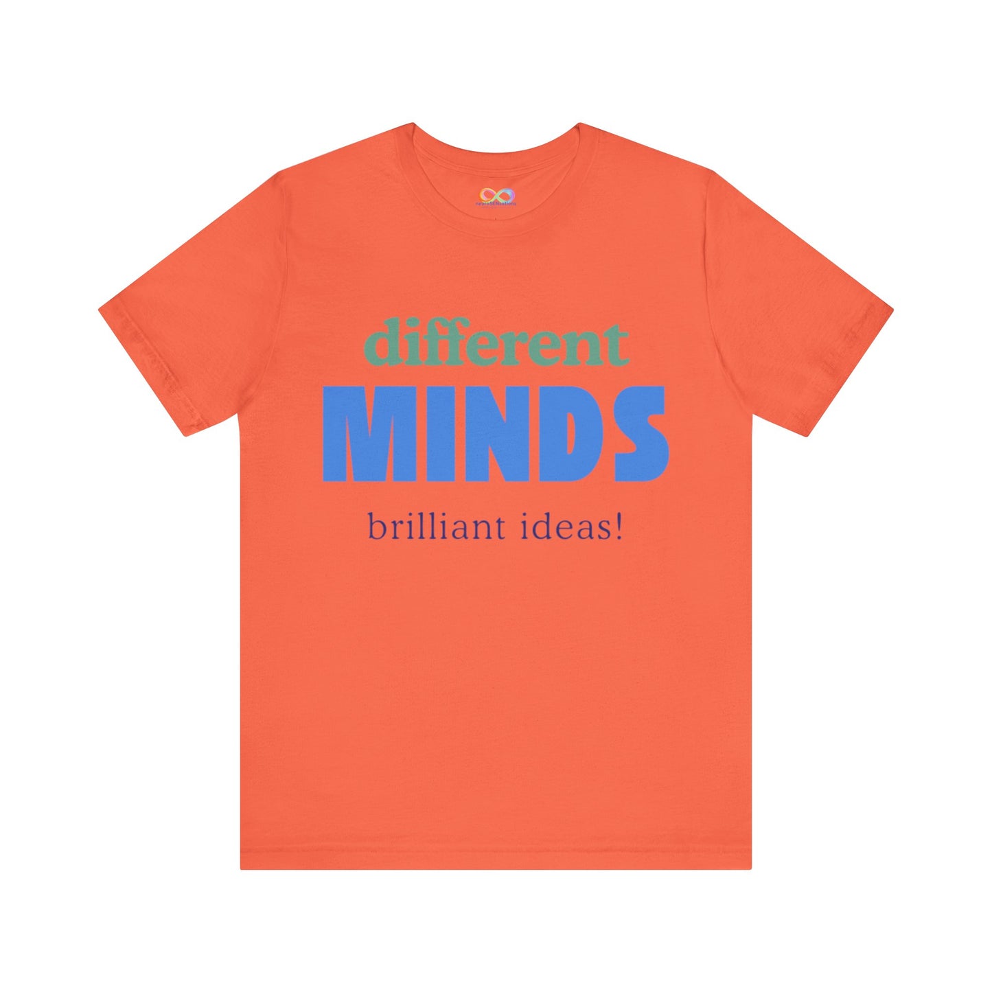 Different Minds- Brilliant Ideas Tee: Unisex Jersey Short Sleeve Shirt