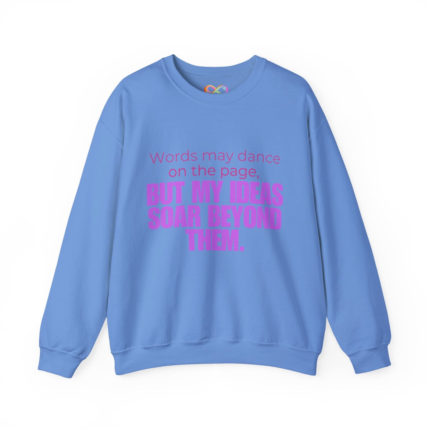 Creative Expression Crewneck – Unisex Cotton Sweatshirt Celebrating Neurodivergent Strength