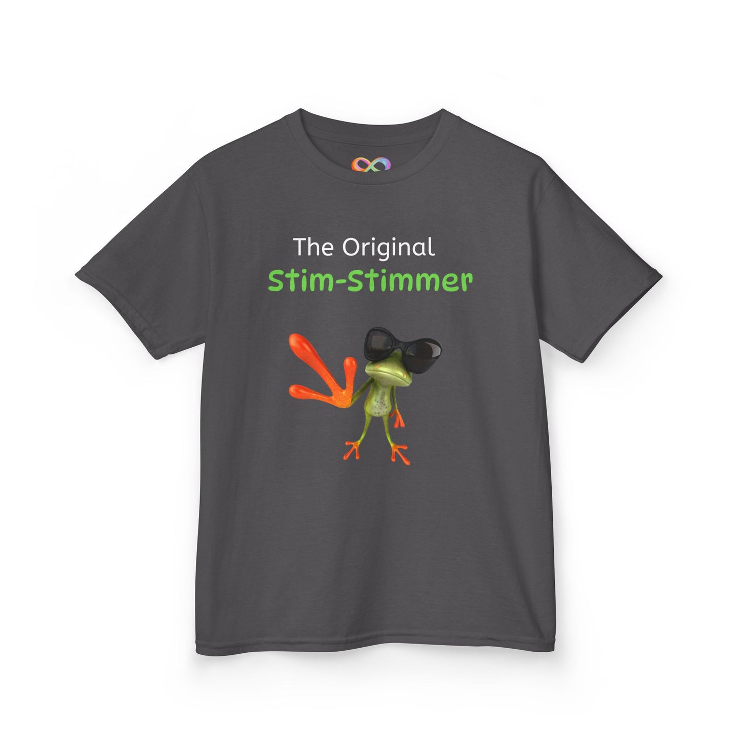 Stim-Stimmer Kids Tee – Colourful Cotton T-Shirt for Neurodivergent Joy