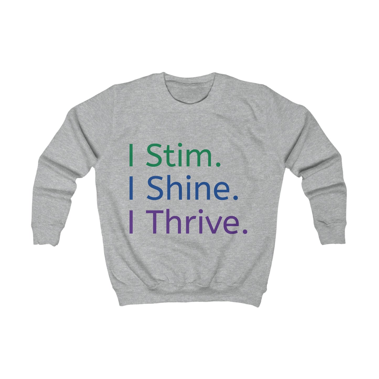 Empowering Kids Sweatshirt – Colourful Cotton Jumper Celebrating Neurodivergent Expression