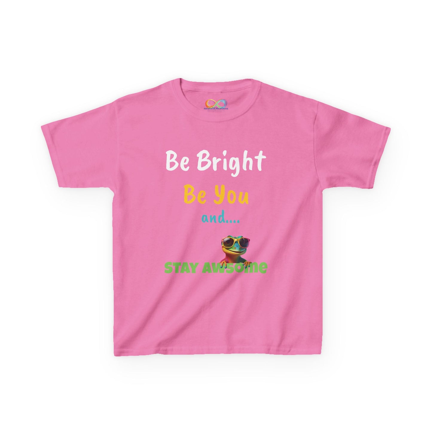 Be Bright Kids Tee – Colourful Cotton Shirt for Everyday Joy