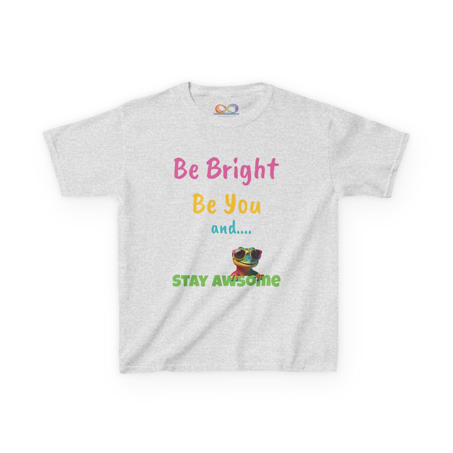 Be Bright Kids Tee – Colourful Cotton Shirt for Everyday Joy