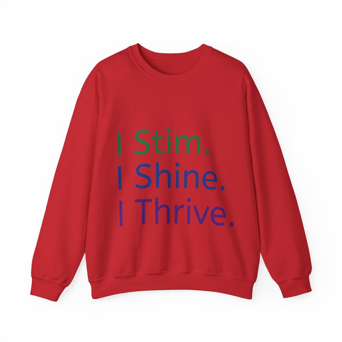 Empowerment Unisex Crewneck – Cosy Cotton Sweatshirt for Neurodivergent Joy