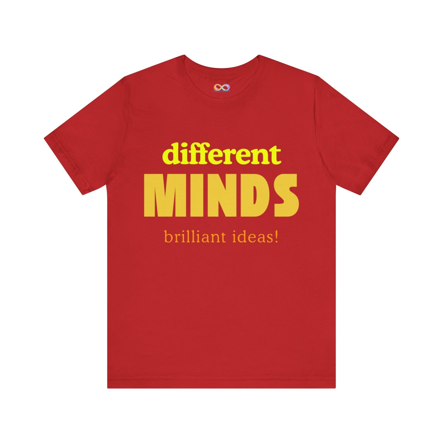 Different Minds- Brilliant Ideas Tee: Unisex Jersey Short Sleeve Shirt