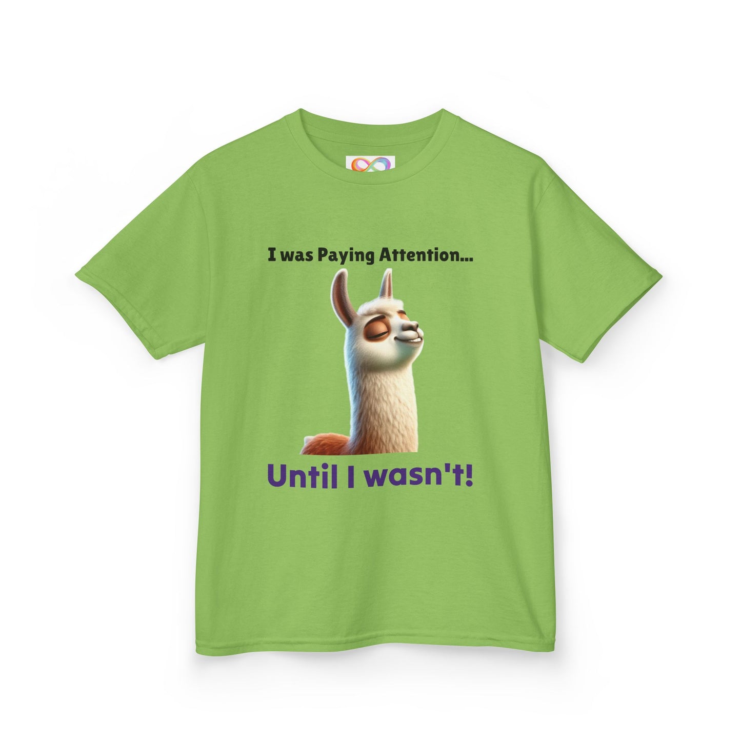 Attention Shift Kids Tee – Colourful Cotton T-Shirt for Neurodivergent Expression