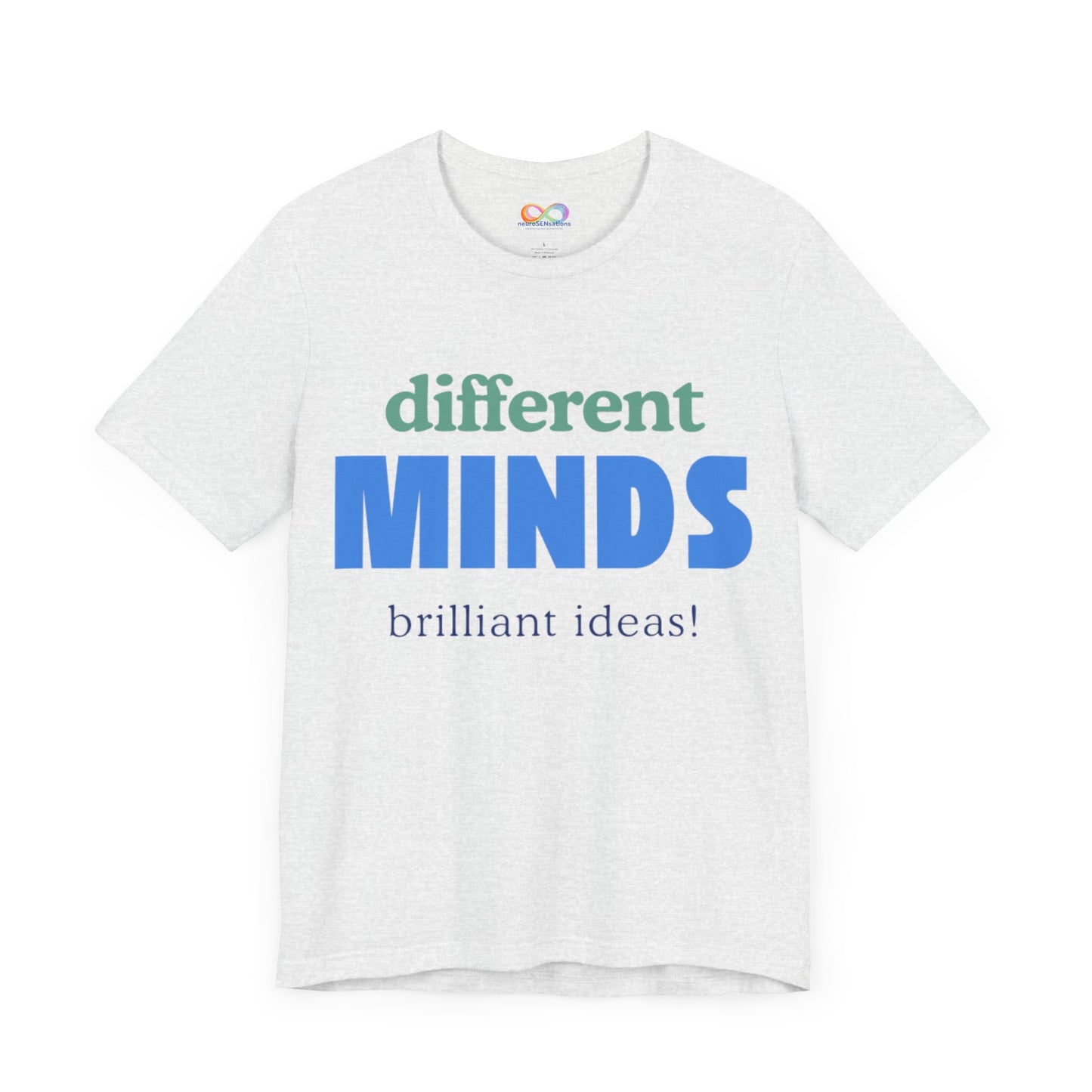 Different Minds- Brilliant Ideas Tee: Unisex Jersey Short Sleeve Shirt