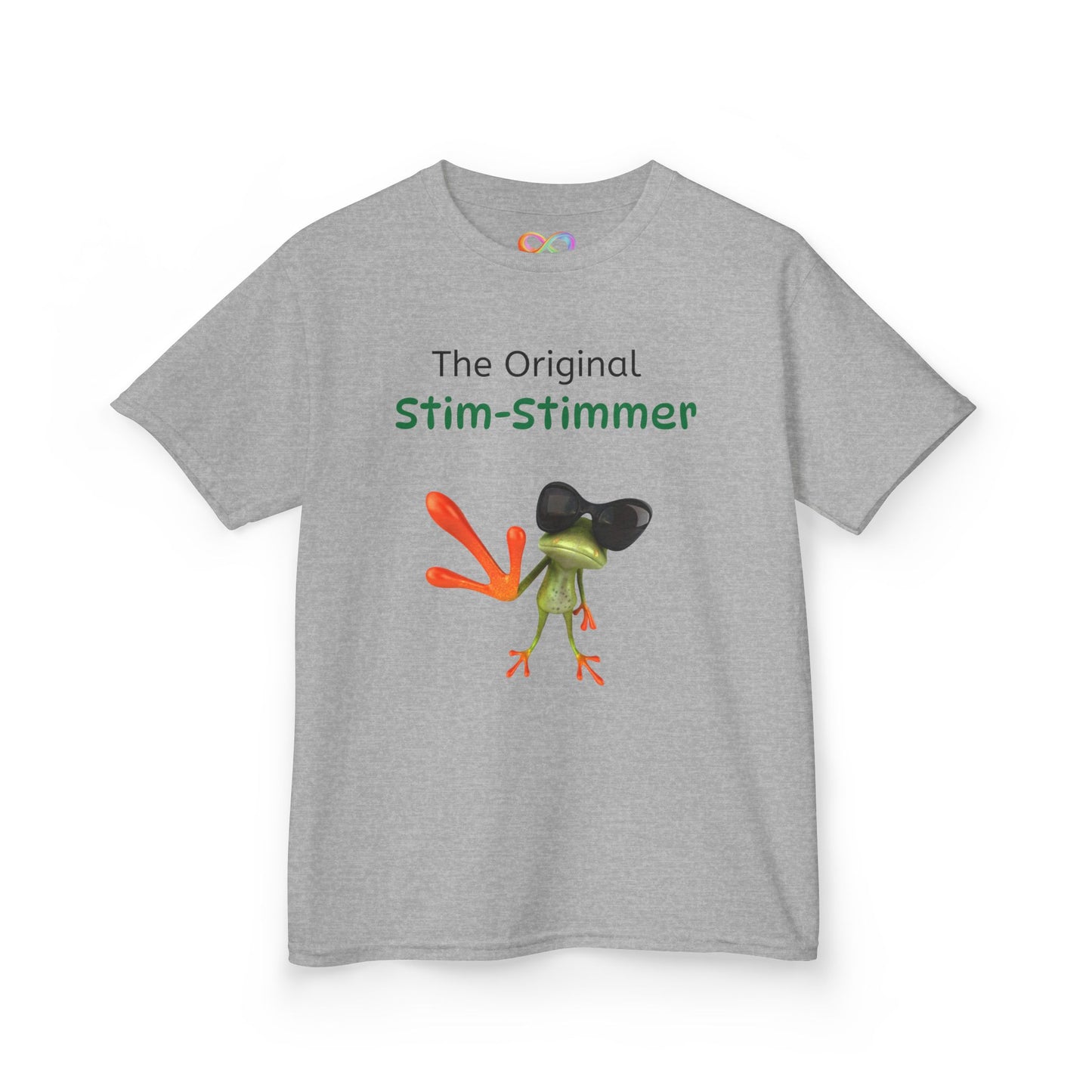 Stim-Stimmer Kids Tee – Colourful Cotton T-Shirt for Neurodivergent Joy