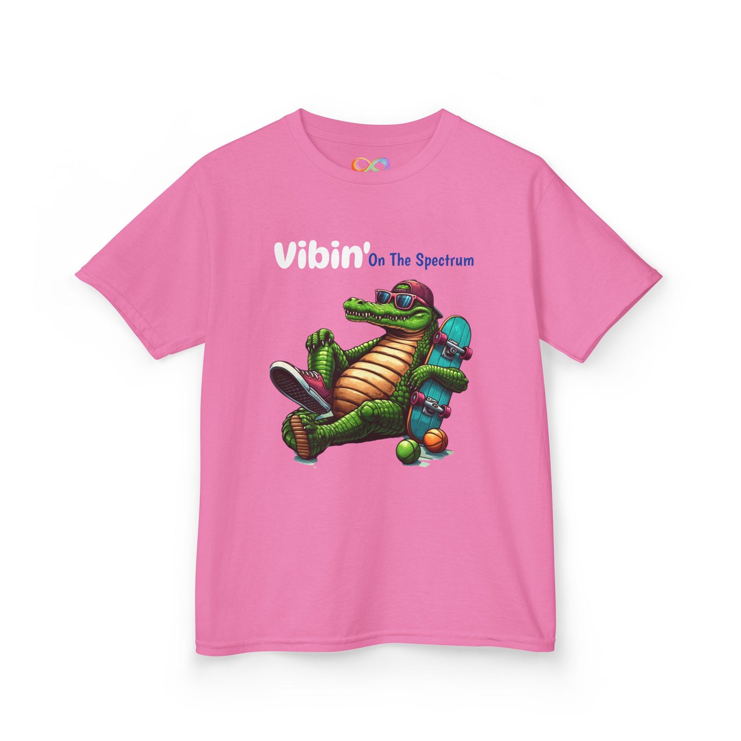 Vibin’ Kids Tee – Colourful Cotton T-Shirt for Neurodivergent Joy
