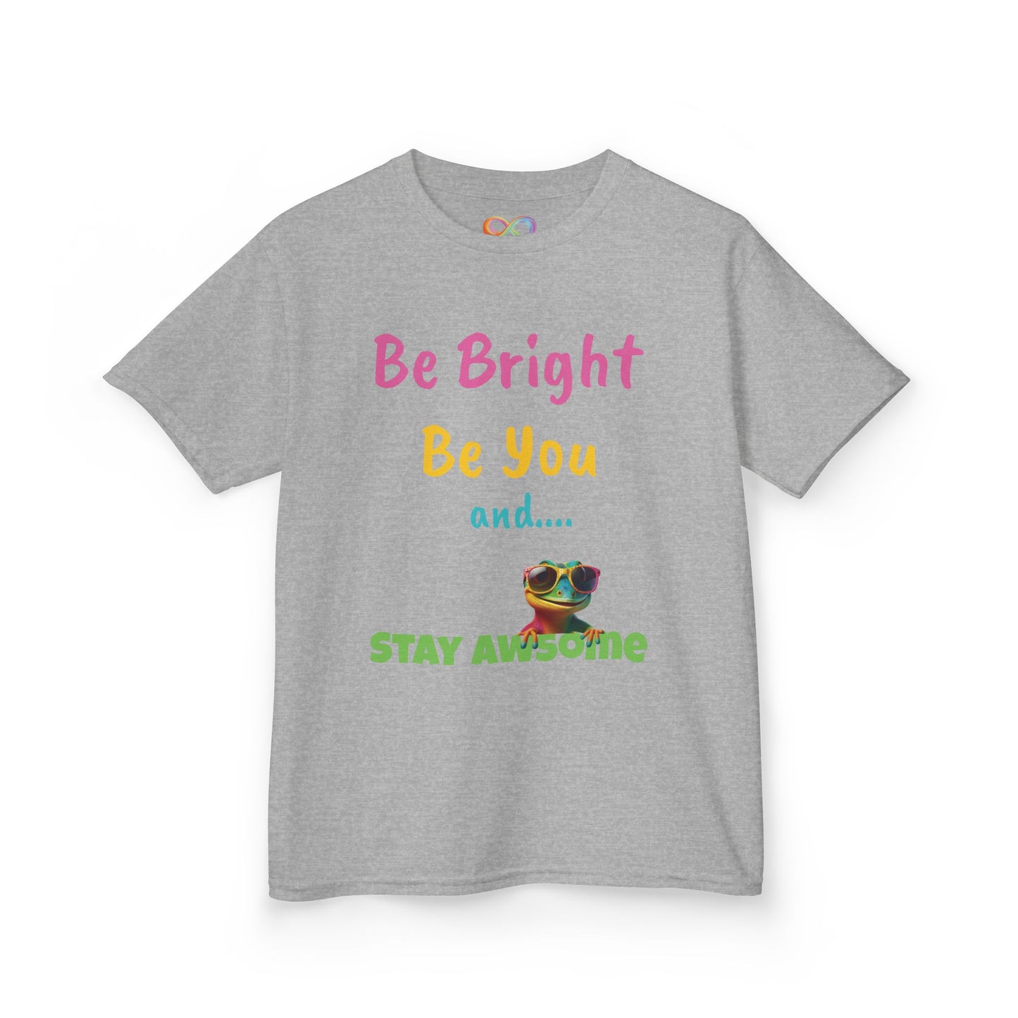 Be Bright Kids Tee – Colourful Cotton Shirt for Everyday Joy