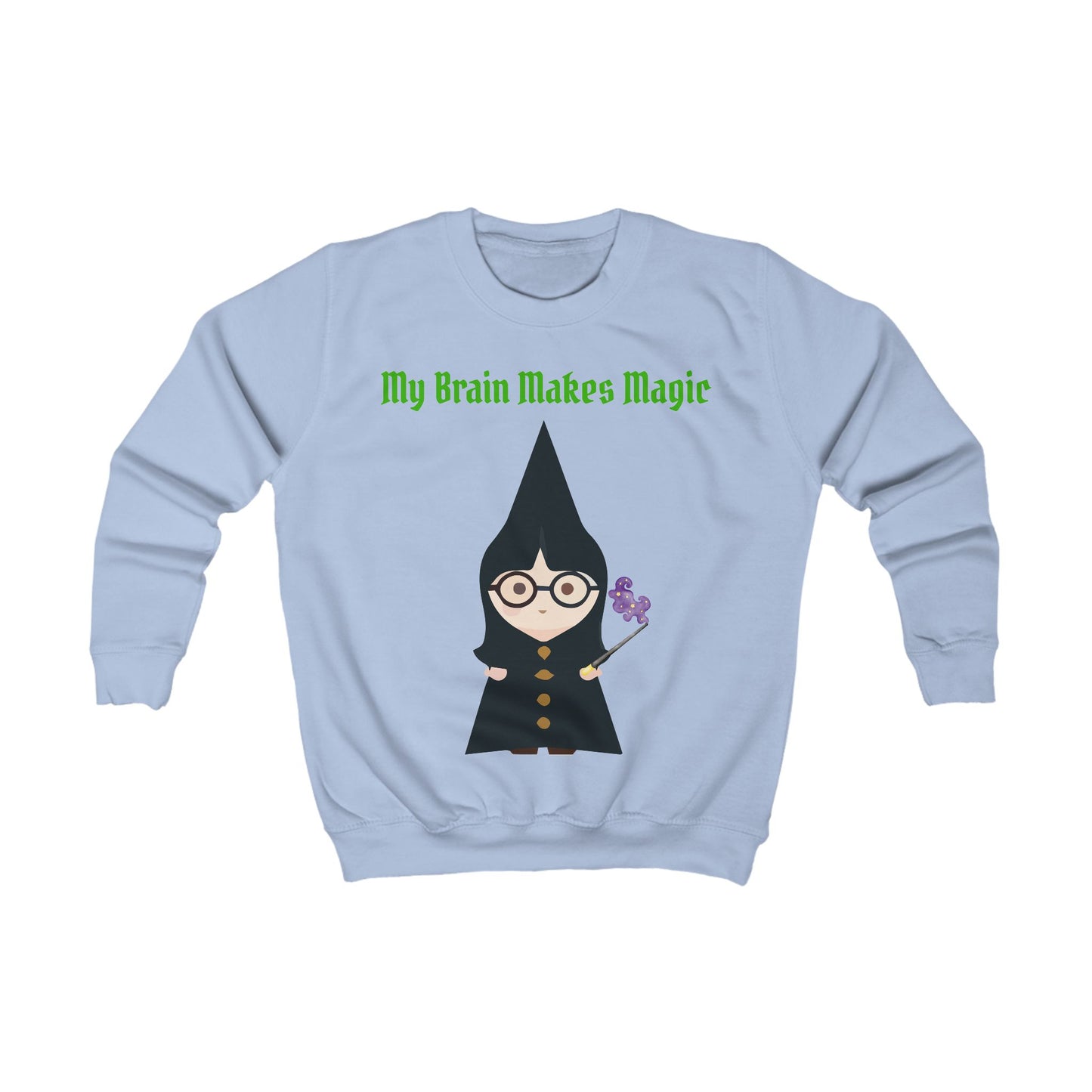 Girls Magical Kids Sweatshirt – Colourful Cotton Jumper Celebrating Neurodivergent Creativity