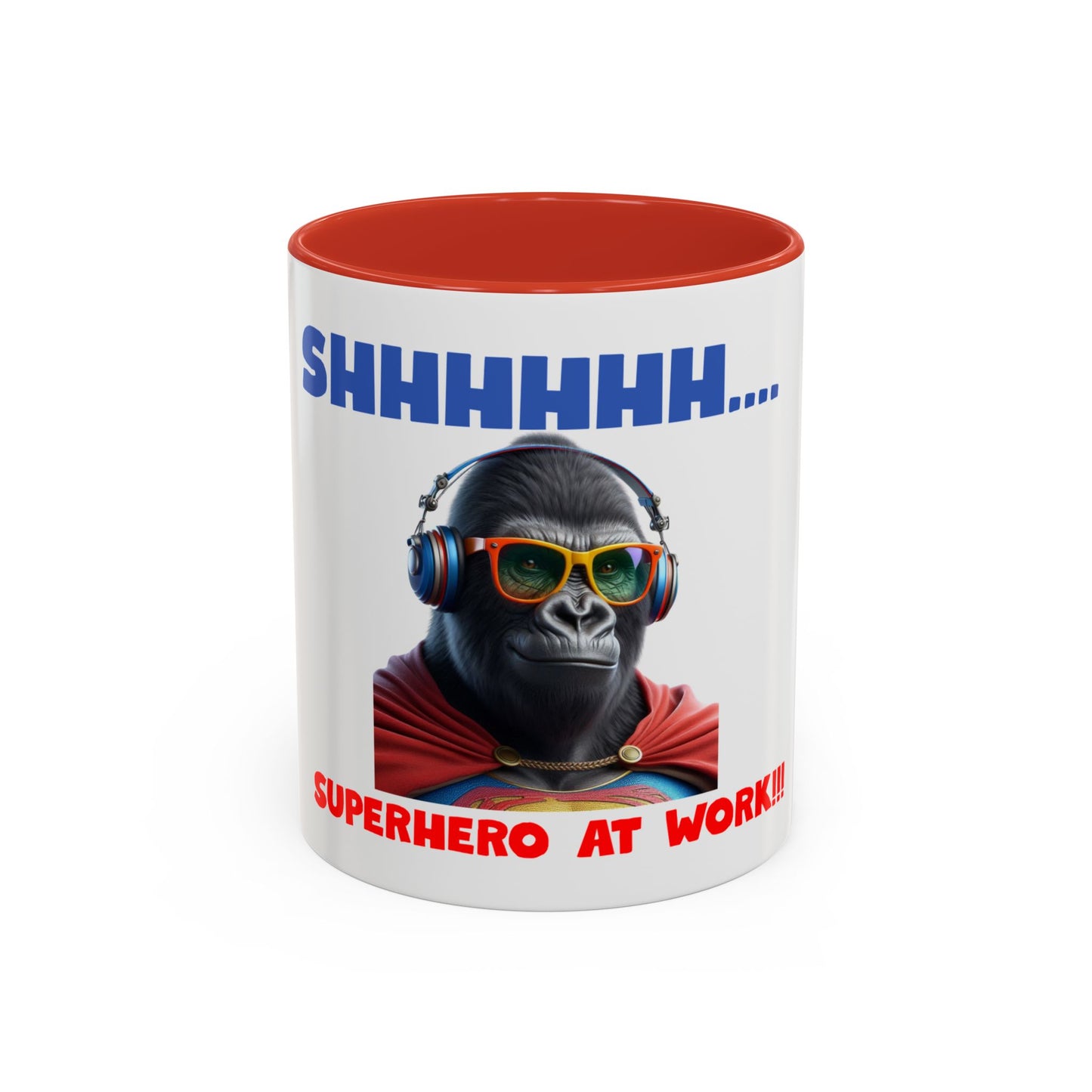 Superhero Ear Defender Mug – Gorilla Design for Sensory Awareness