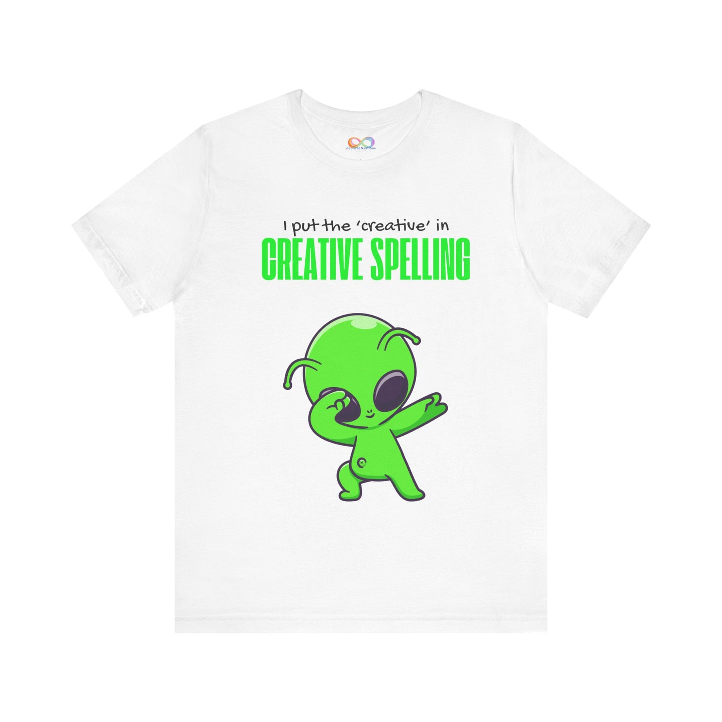 I Pur the 'creative' in creative spelling Unisex Jersey Tee