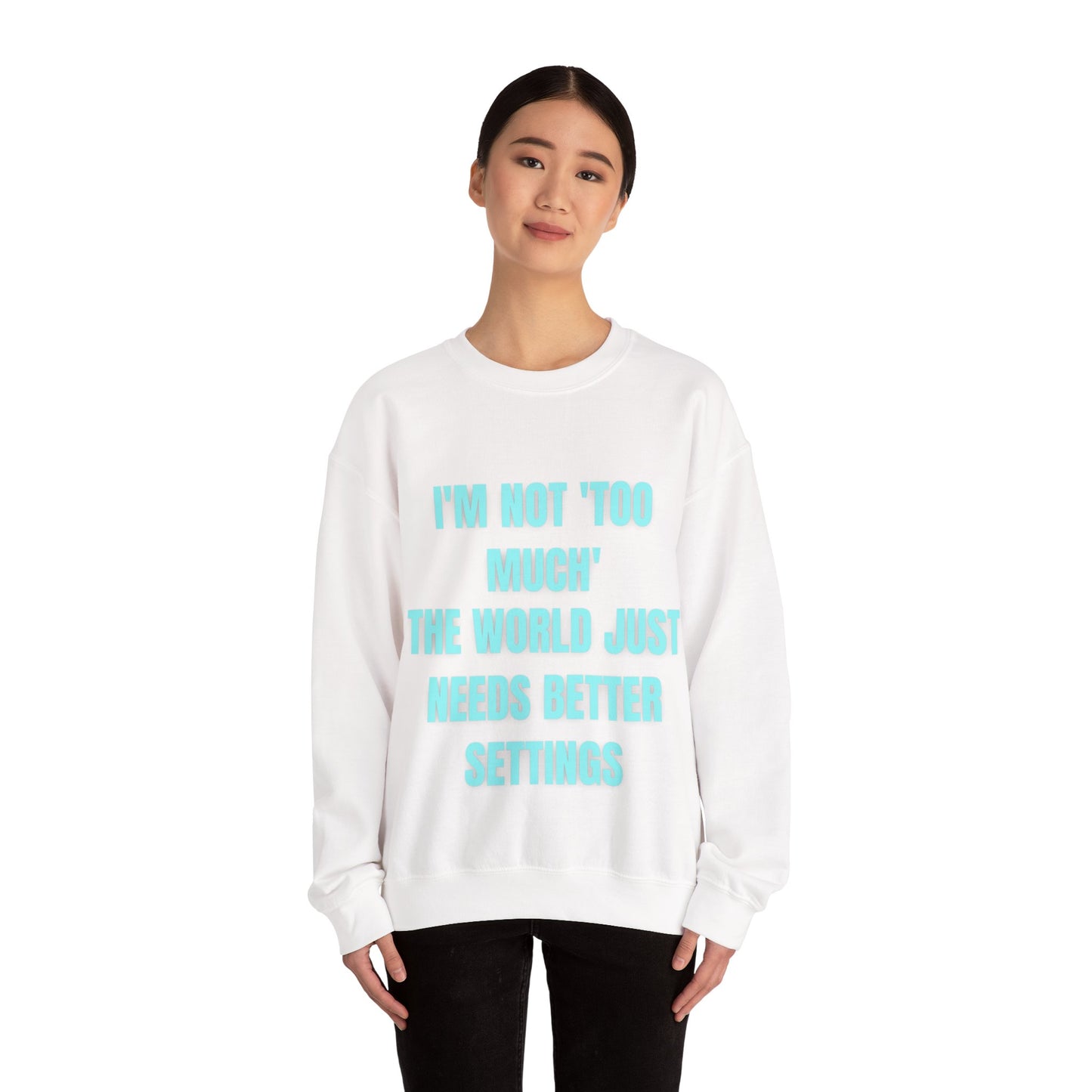 Better Settings Crewneck – Unisex Heavy Blend Sweatshirt