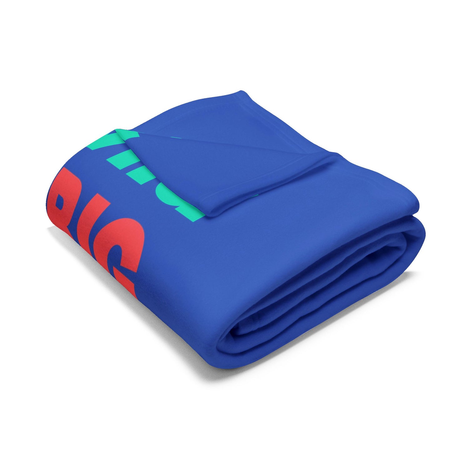 Think Wild Fleece Blanket – Cozy Polyester Throw for Neurodivergent Joy & Motivational Decor