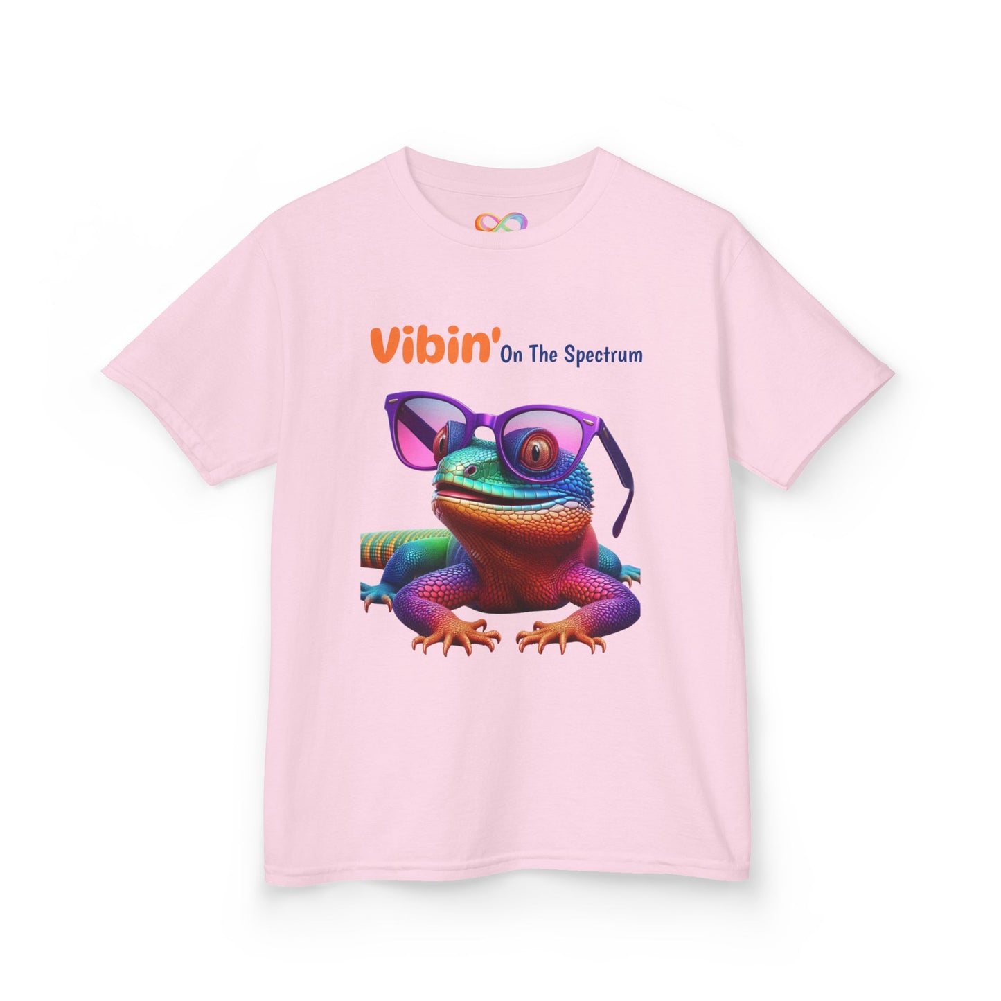 Vibin’ On The Spectrum Tee – Colourful Kids Graphic Shirt