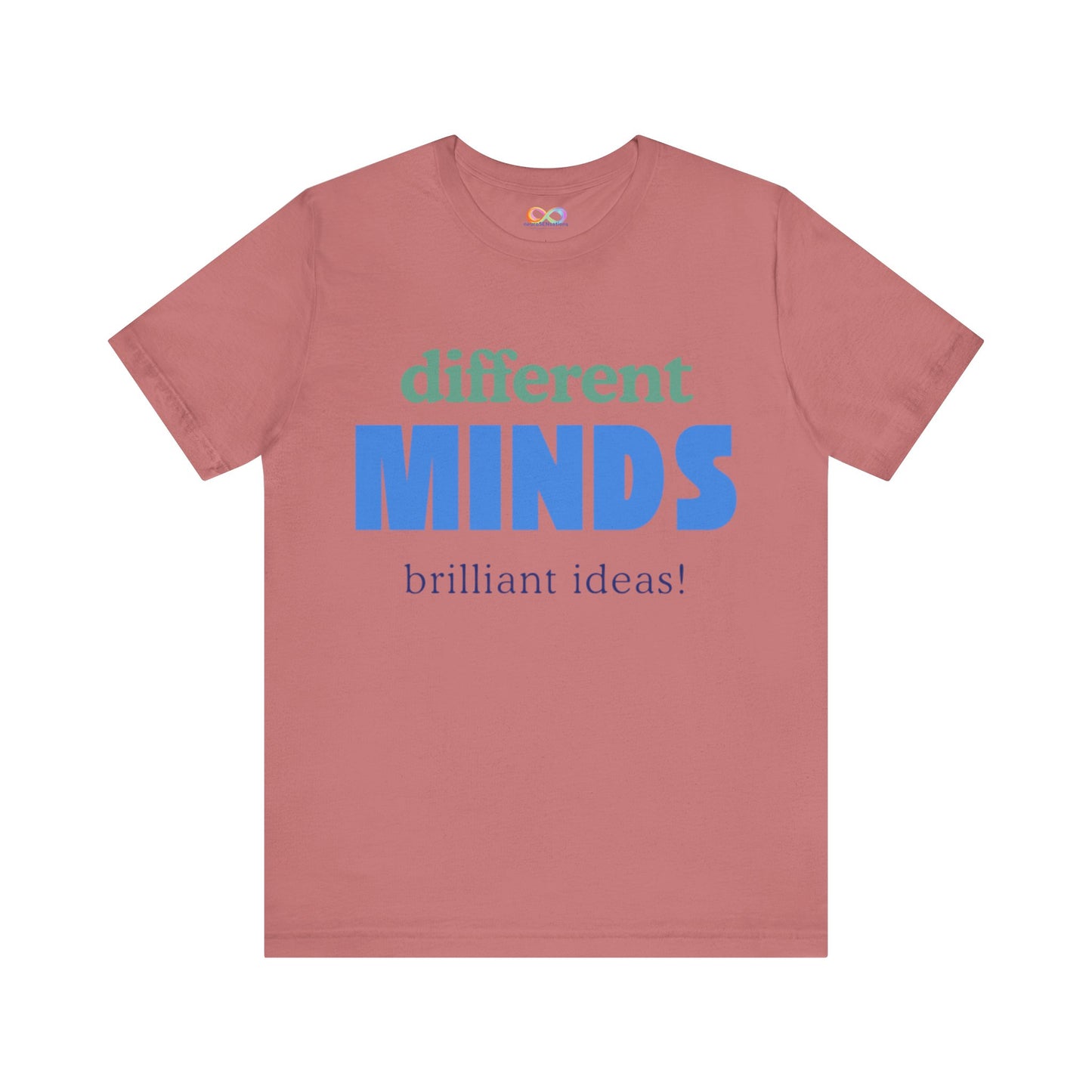 Different Minds- Brilliant Ideas Tee: Unisex Jersey Short Sleeve Shirt