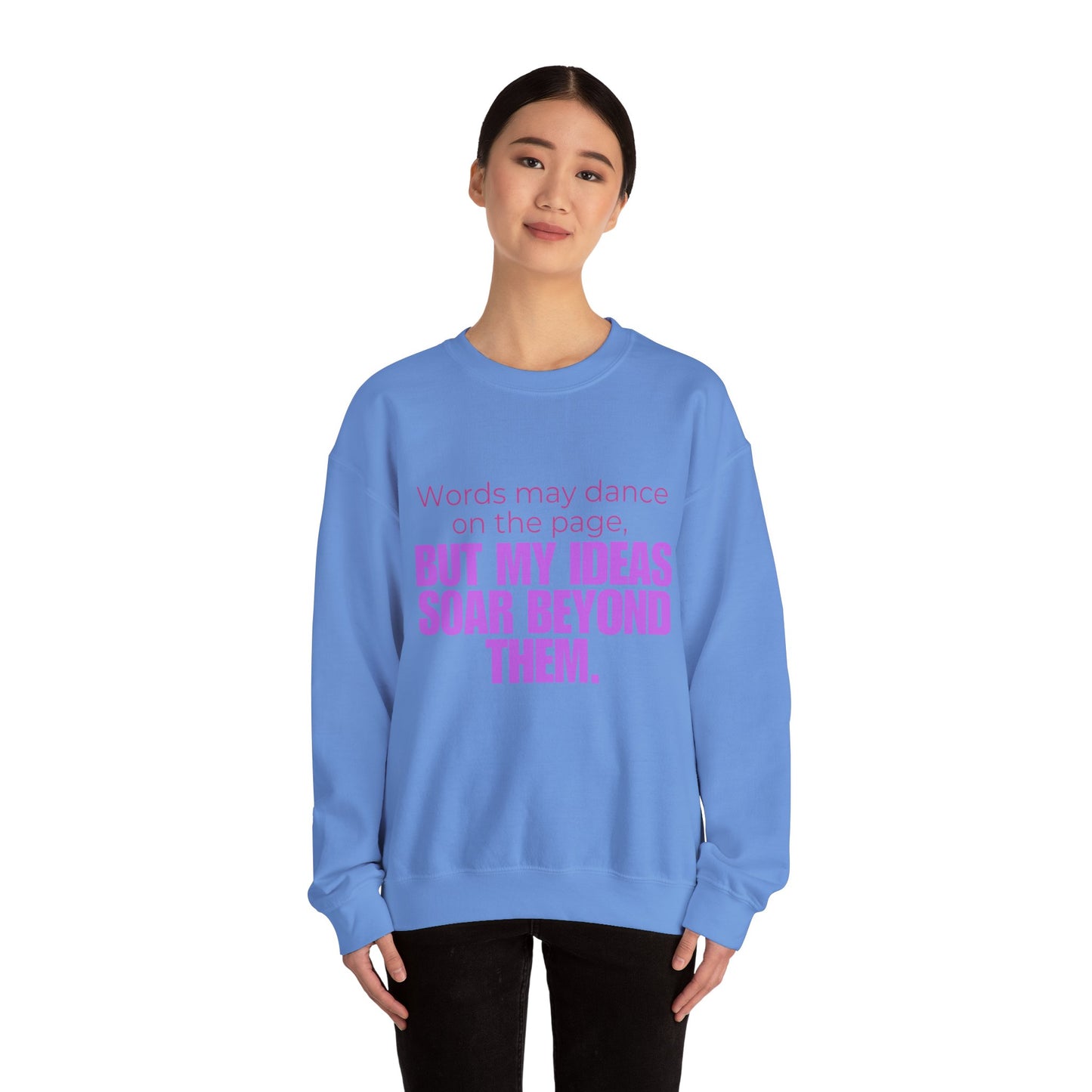 Creative Expression Crewneck – Unisex Cotton Sweatshirt Celebrating Neurodivergent Strength