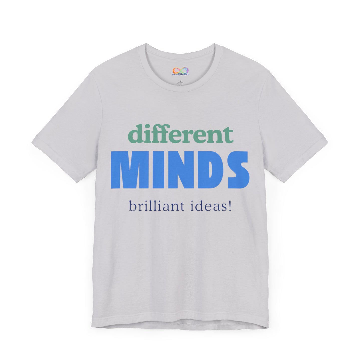 Different Minds- Brilliant Ideas Tee: Unisex Jersey Short Sleeve Shirt