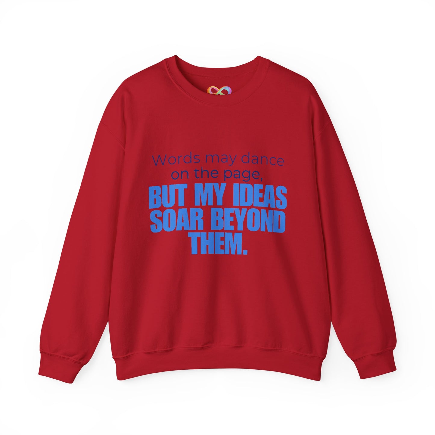 Creative Expression Crewneck – Unisex Cotton Sweatshirt Celebrating Neurodivergent Strength