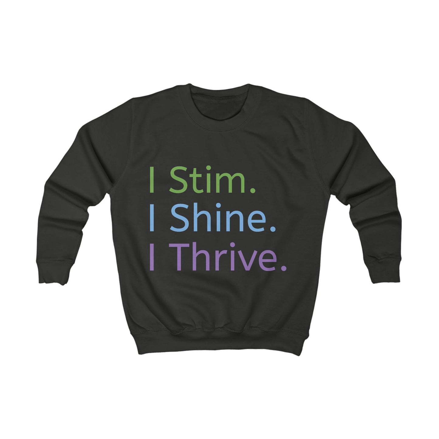 Empowering Kids Sweatshirt – Colourful Cotton Jumper Celebrating Neurodivergent Expression