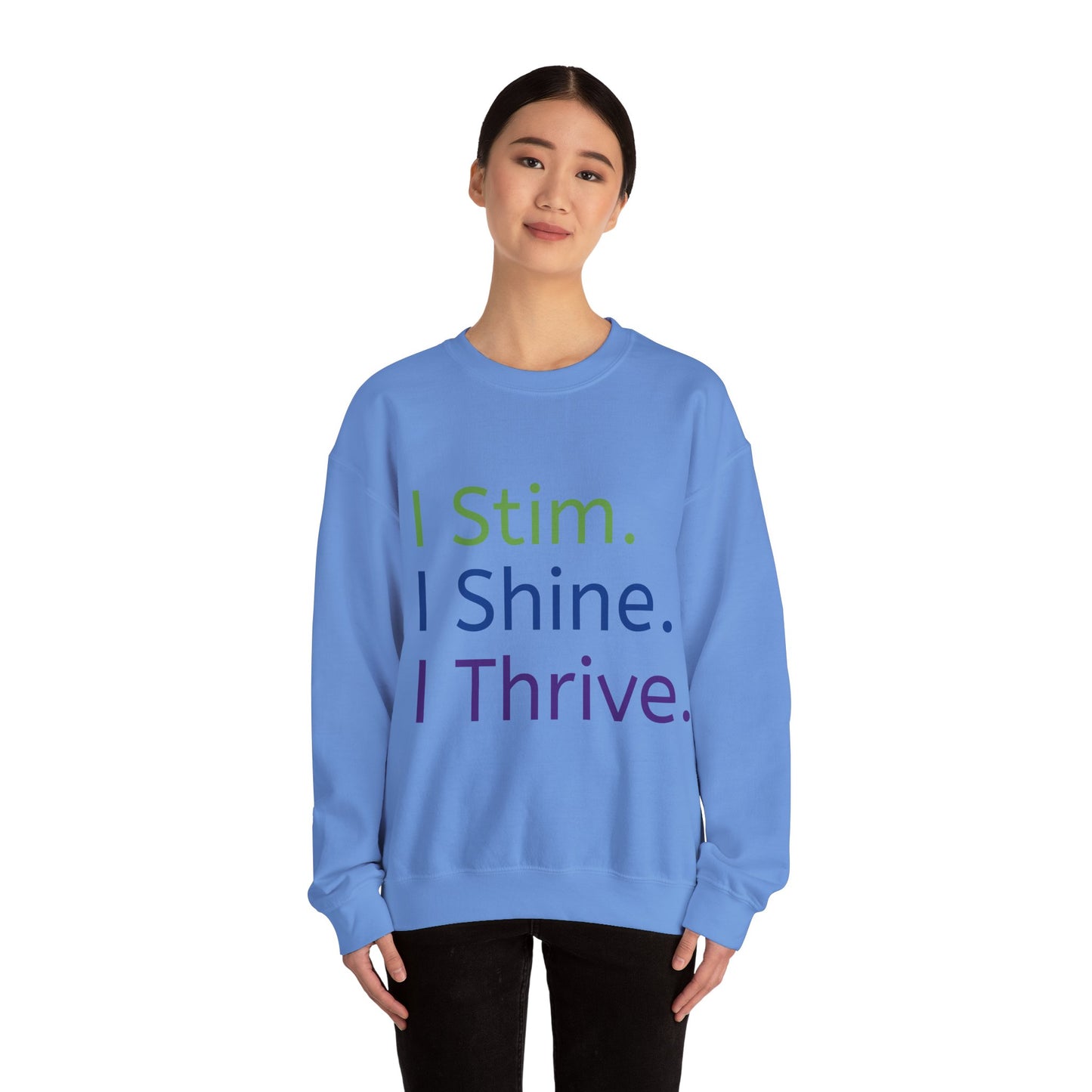 Empowerment Unisex Crewneck – Cosy Cotton Sweatshirt for Neurodivergent Joy