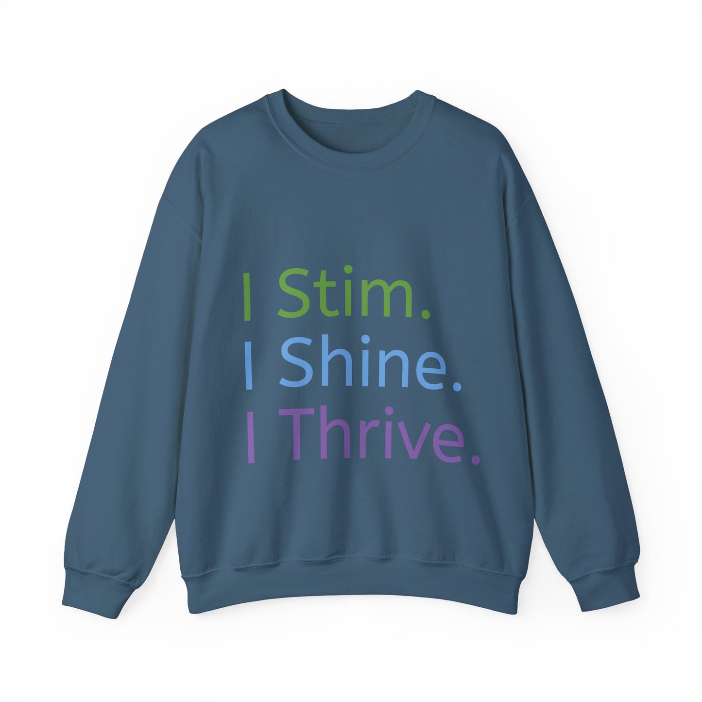 Empowerment Unisex Crewneck – Cosy Cotton Sweatshirt for Neurodivergent Joy