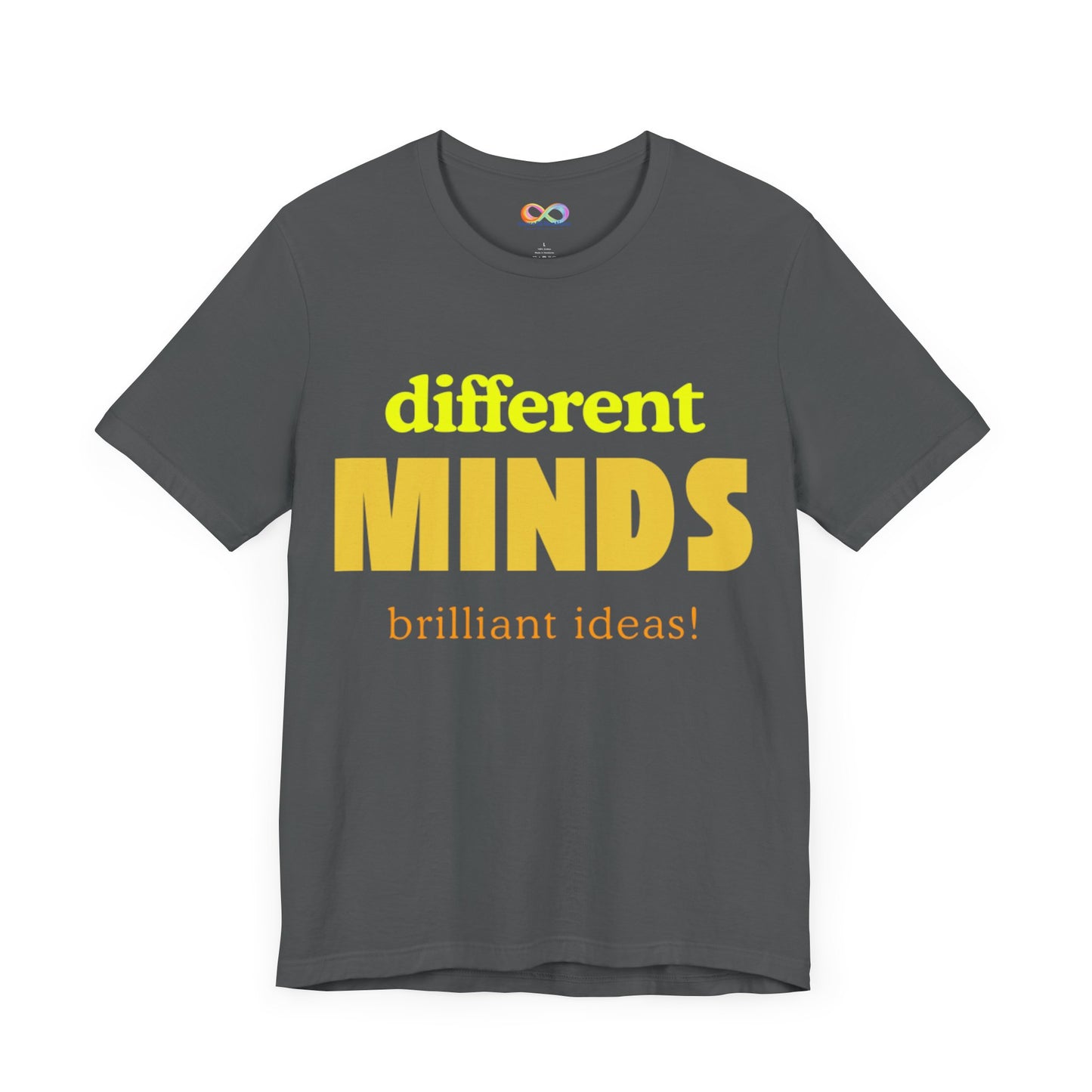 Different Minds- Brilliant Ideas Tee: Unisex Jersey Short Sleeve Shirt