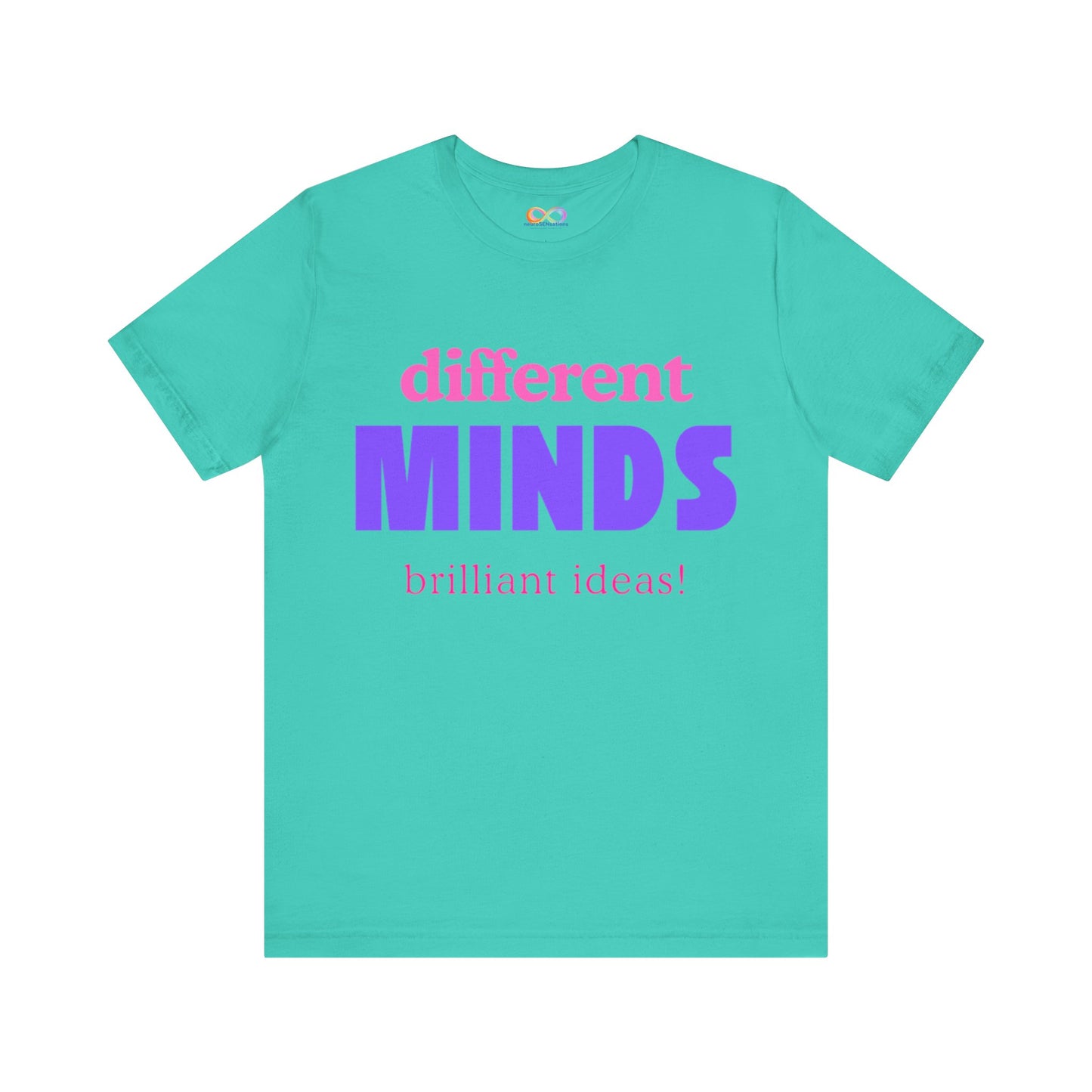 Different Minds- Brilliant Ideas Tee: Unisex Jersey Short Sleeve Shirt
