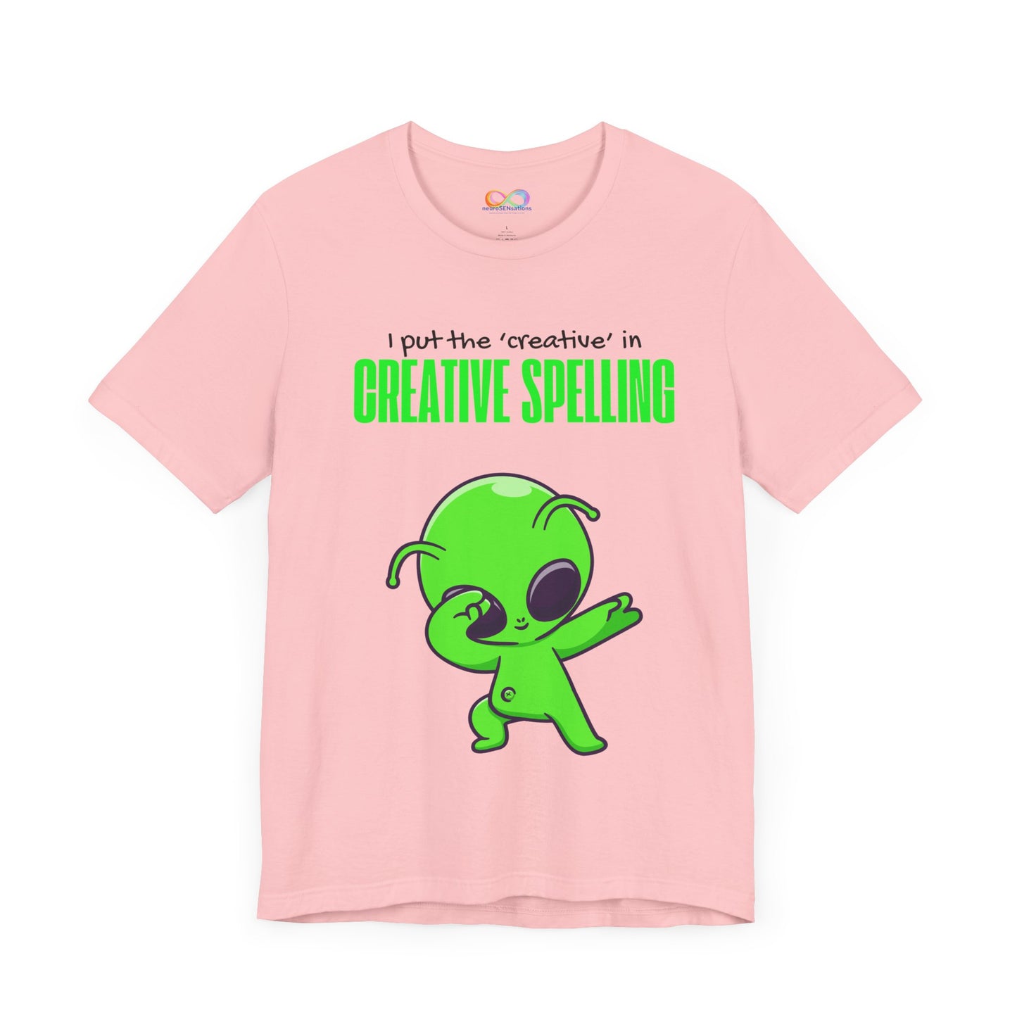 I Pur the 'creative' in creative spelling Unisex Jersey Tee