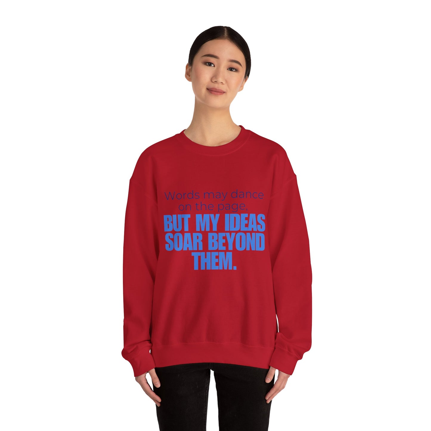 Creative Expression Crewneck – Unisex Cotton Sweatshirt Celebrating Neurodivergent Strength