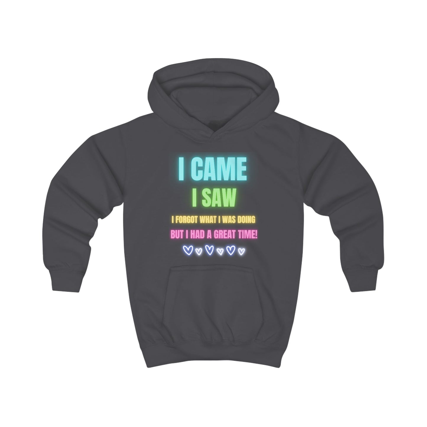 Bright Kids Hoodie with Fun Quote