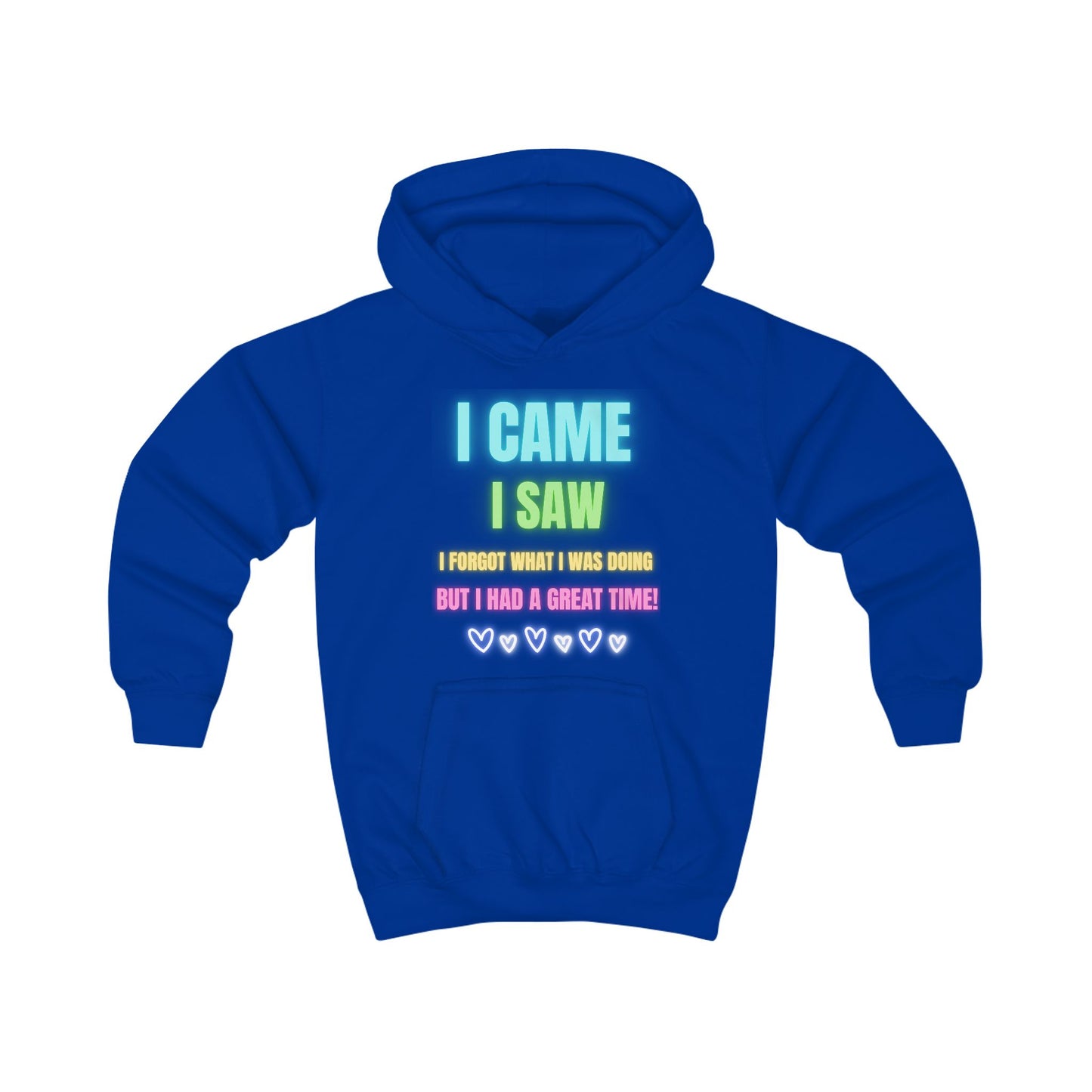 Bright Kids Hoodie with Fun Quote