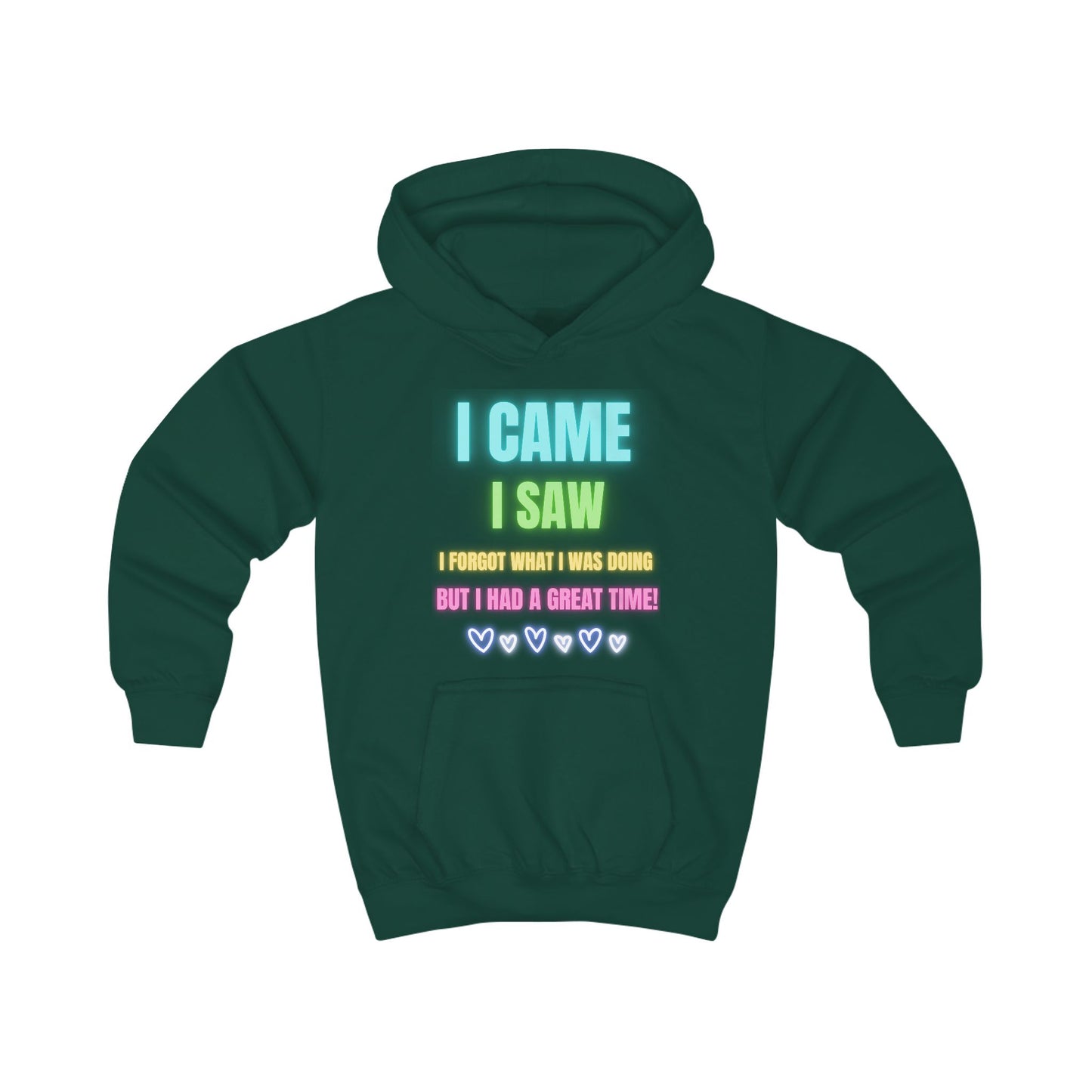 Bright Kids Hoodie with Fun Quote