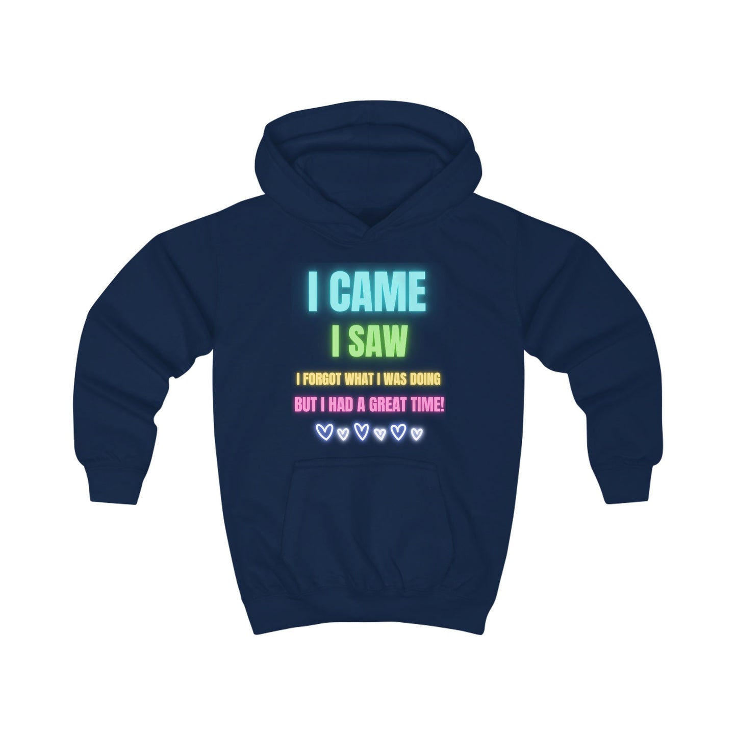 Bright Kids Hoodie with Fun Quote