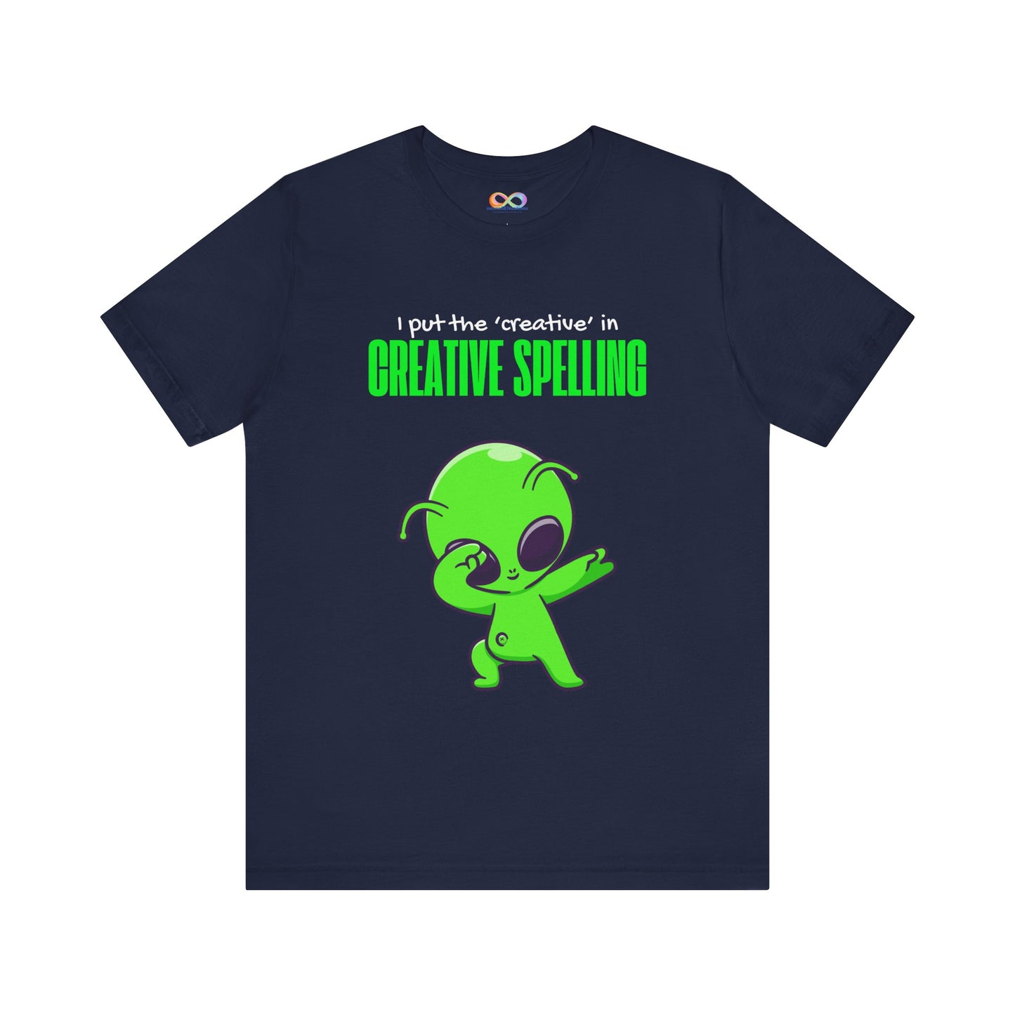 I Pur the 'creative' in creative spelling Unisex Jersey Tee