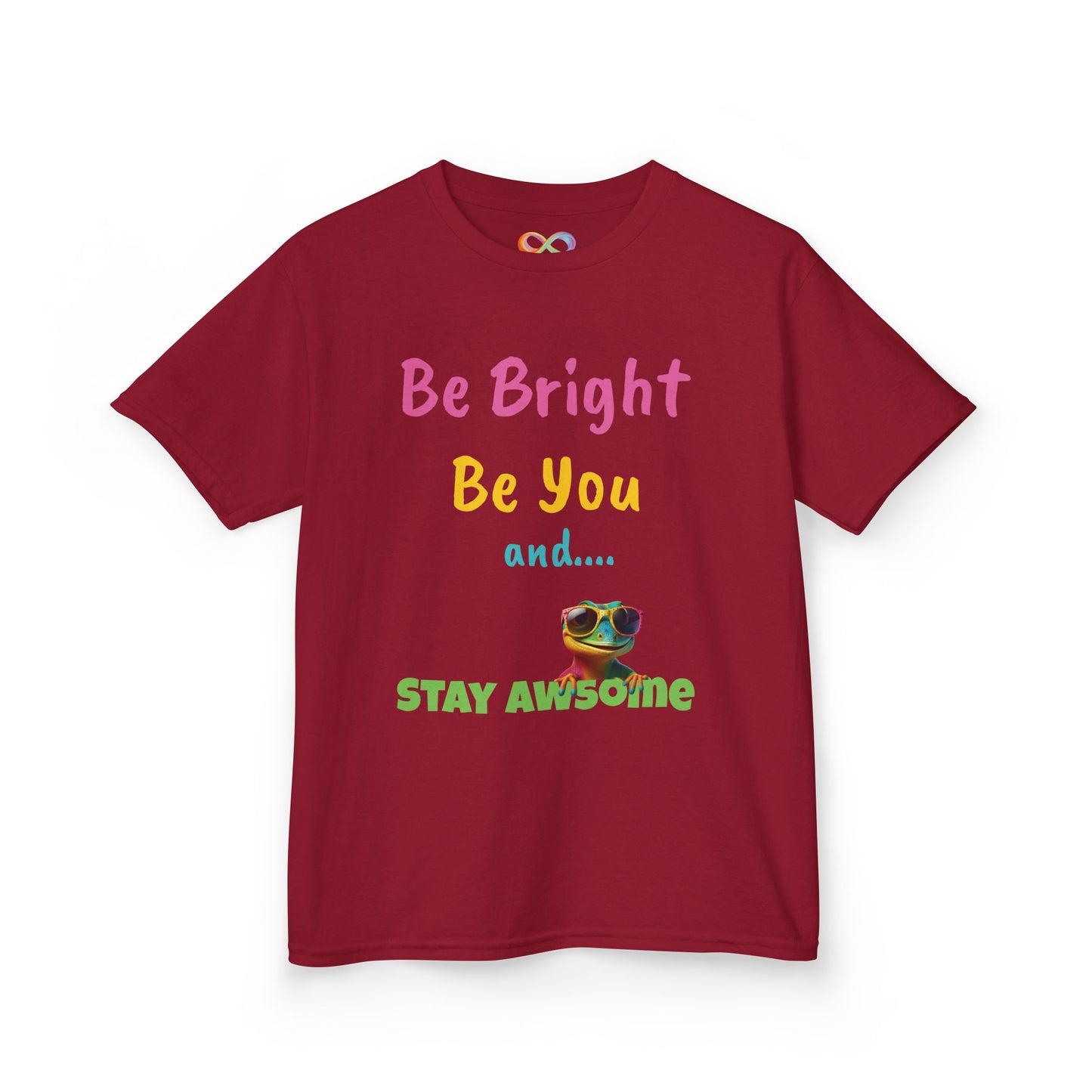 Be Bright Kids Tee – Colourful Cotton Shirt for Everyday Joy
