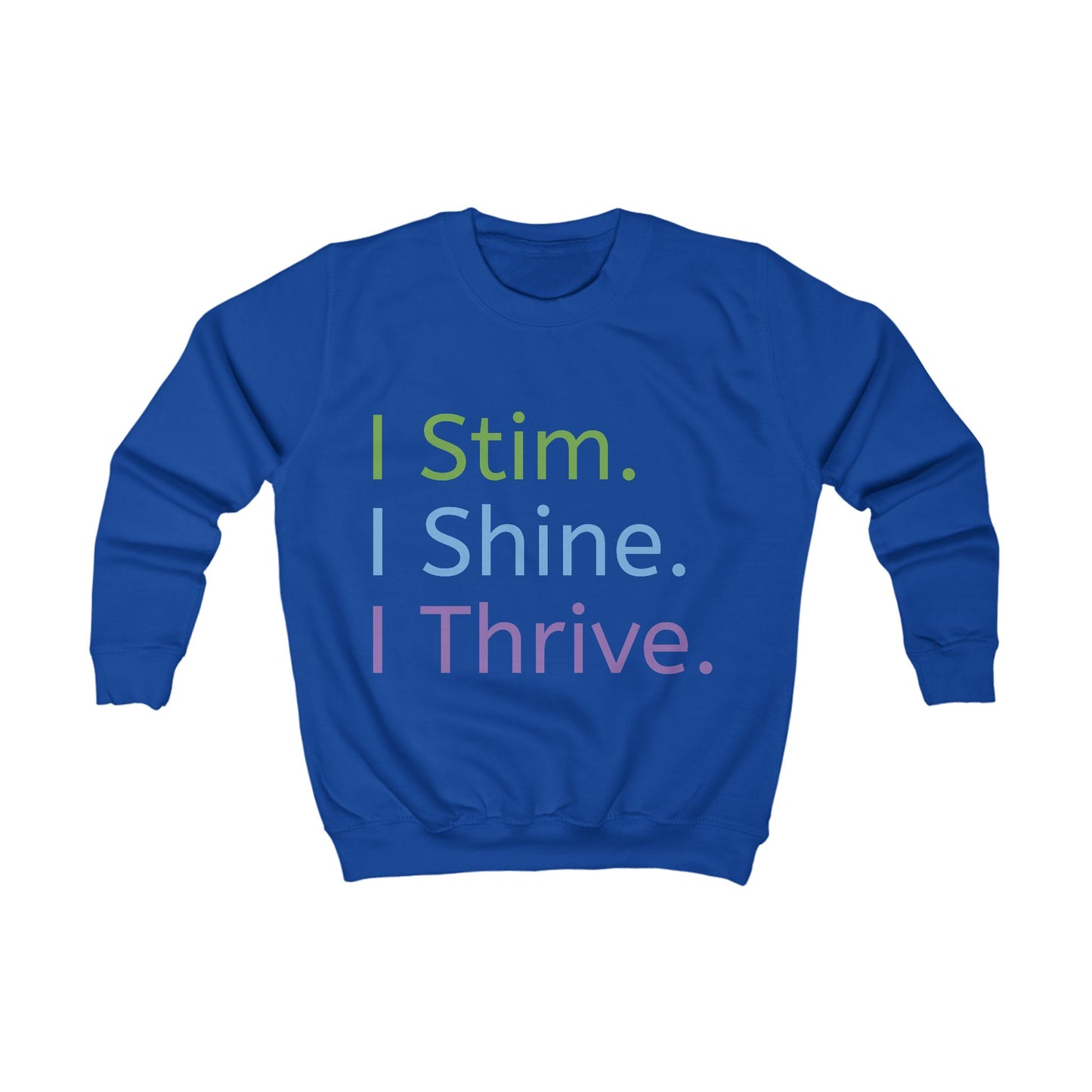 Empowering Kids Sweatshirt – Colourful Cotton Jumper Celebrating Neurodivergent Expression