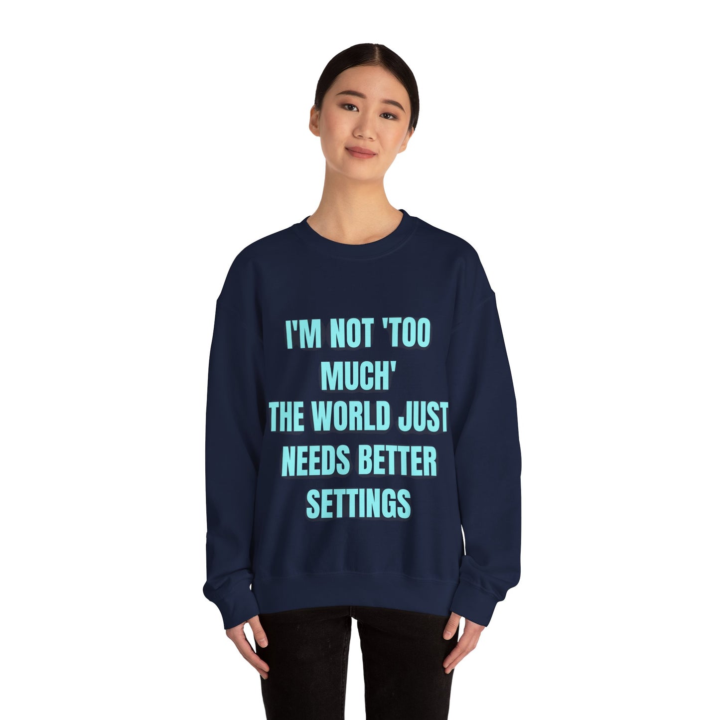 Better Settings Crewneck – Unisex Heavy Blend Sweatshirt