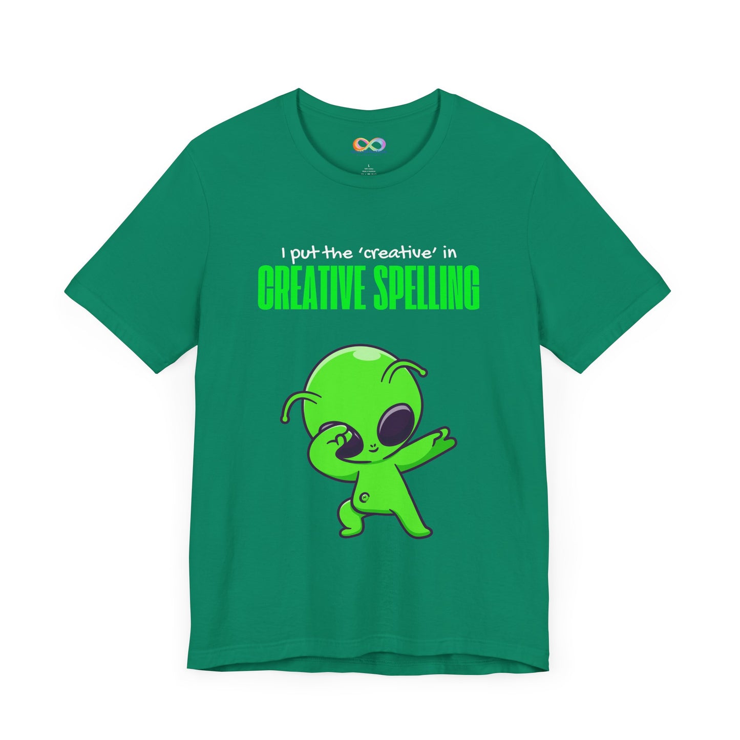 I Pur the 'creative' in creative spelling Unisex Jersey Tee