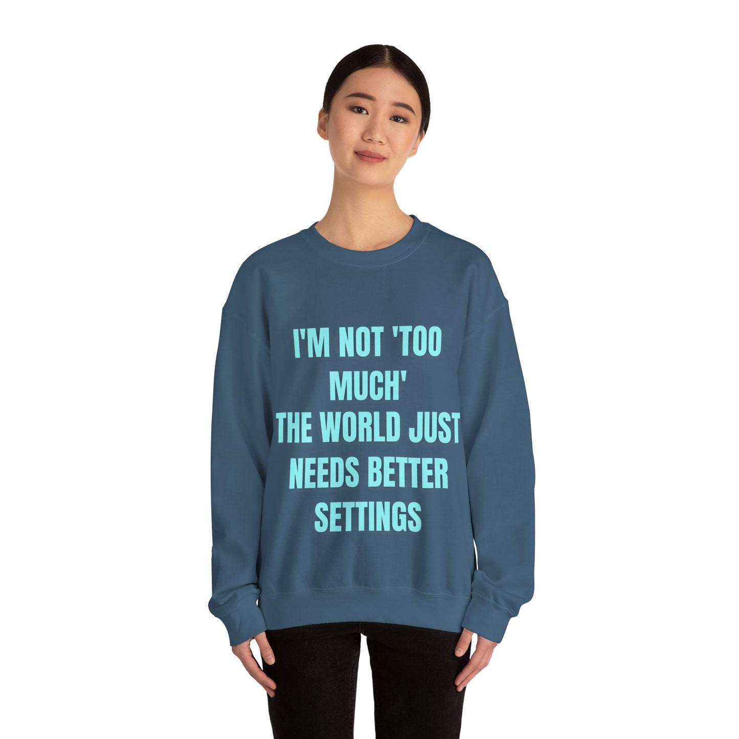 Better Settings Crewneck – Unisex Heavy Blend Sweatshirt