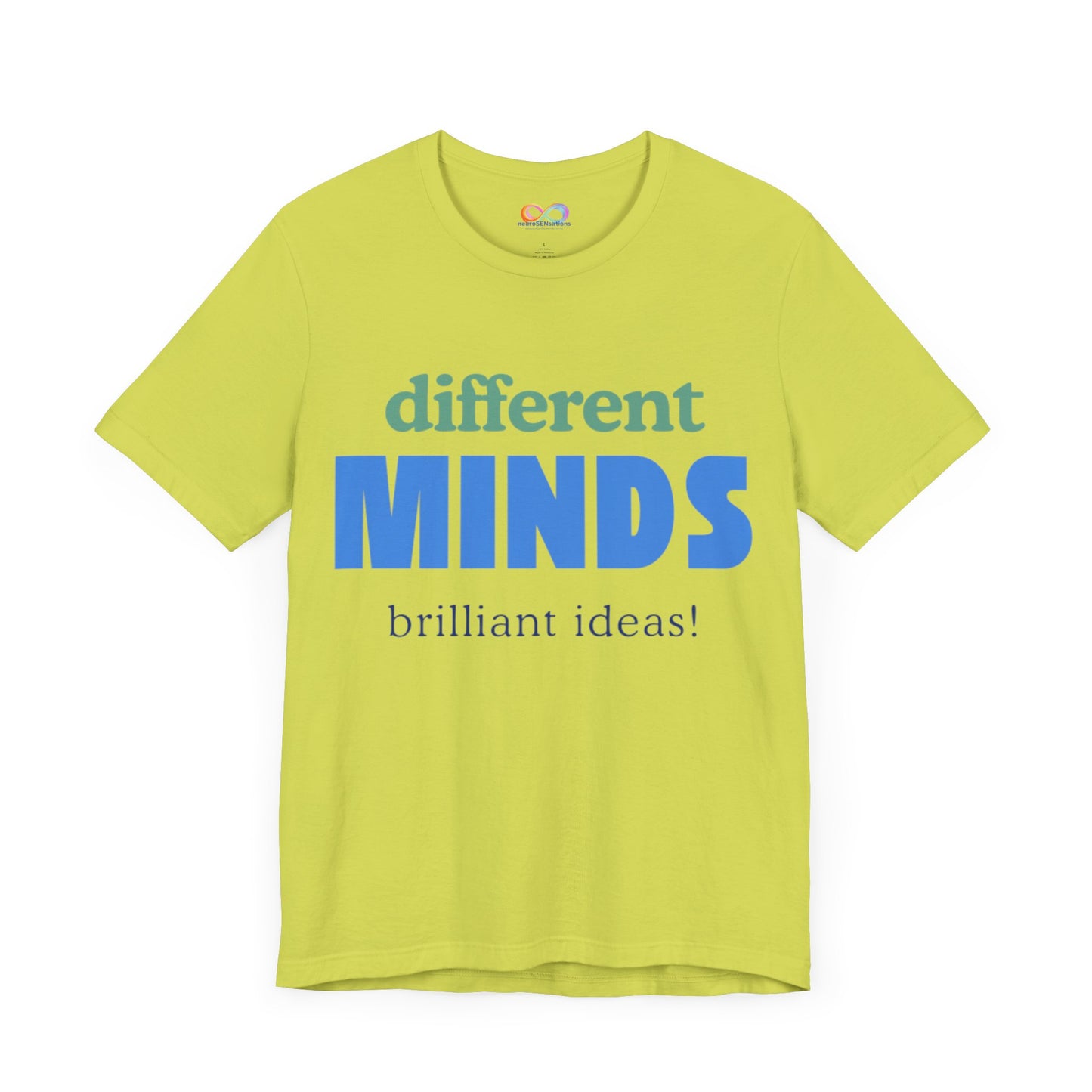 Different Minds- Brilliant Ideas Tee: Unisex Jersey Short Sleeve Shirt