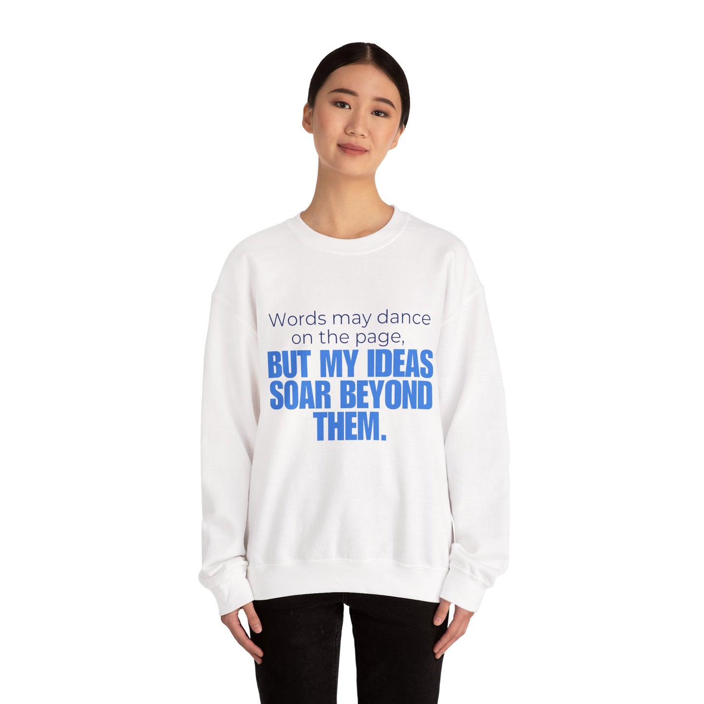 Creative Expression Crewneck – Unisex Cotton Sweatshirt Celebrating Neurodivergent Strength
