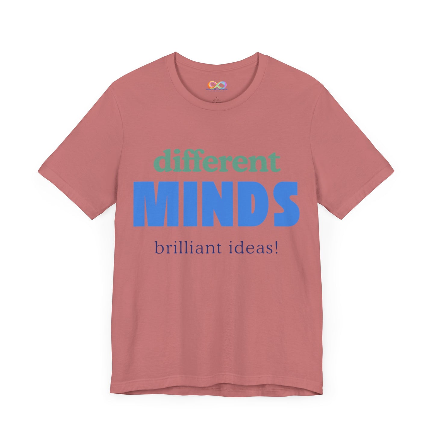 Different Minds- Brilliant Ideas Tee: Unisex Jersey Short Sleeve Shirt
