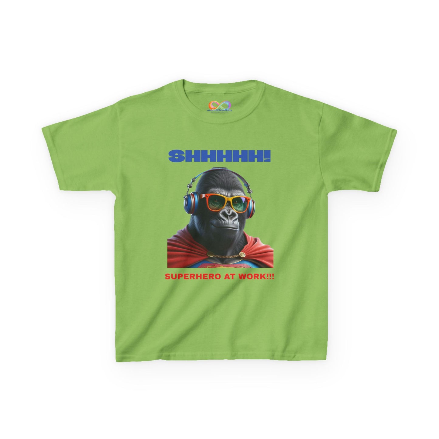 Boys Cotton Tee – Superhero Energy Edition