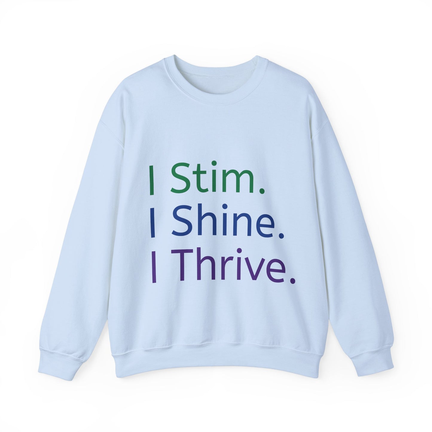 Empowerment Unisex Crewneck – Cosy Cotton Sweatshirt for Neurodivergent Joy