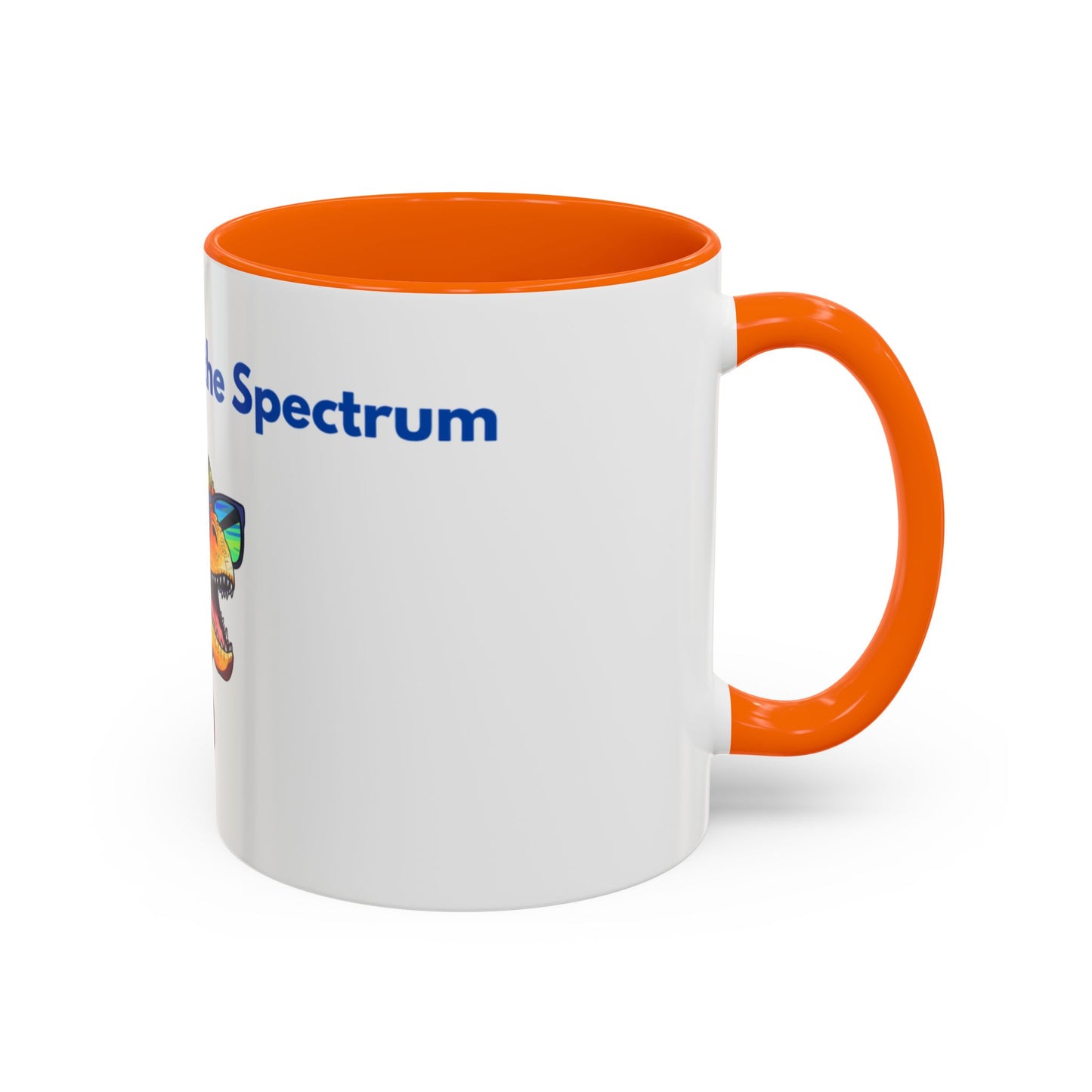 Dinosaur Accent Mug – Colourful Ceramic Cup Celebrating Neurodivergent Confidence
