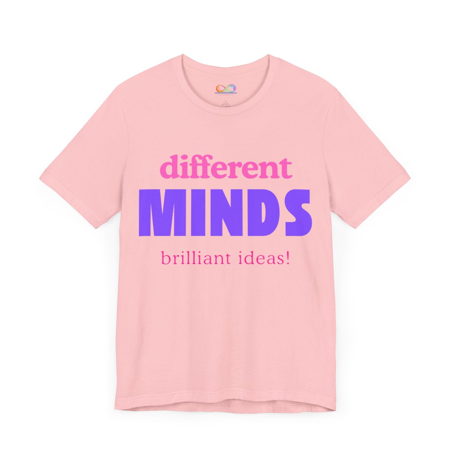 Different Minds- Brilliant Ideas Tee: Unisex Jersey Short Sleeve Shirt