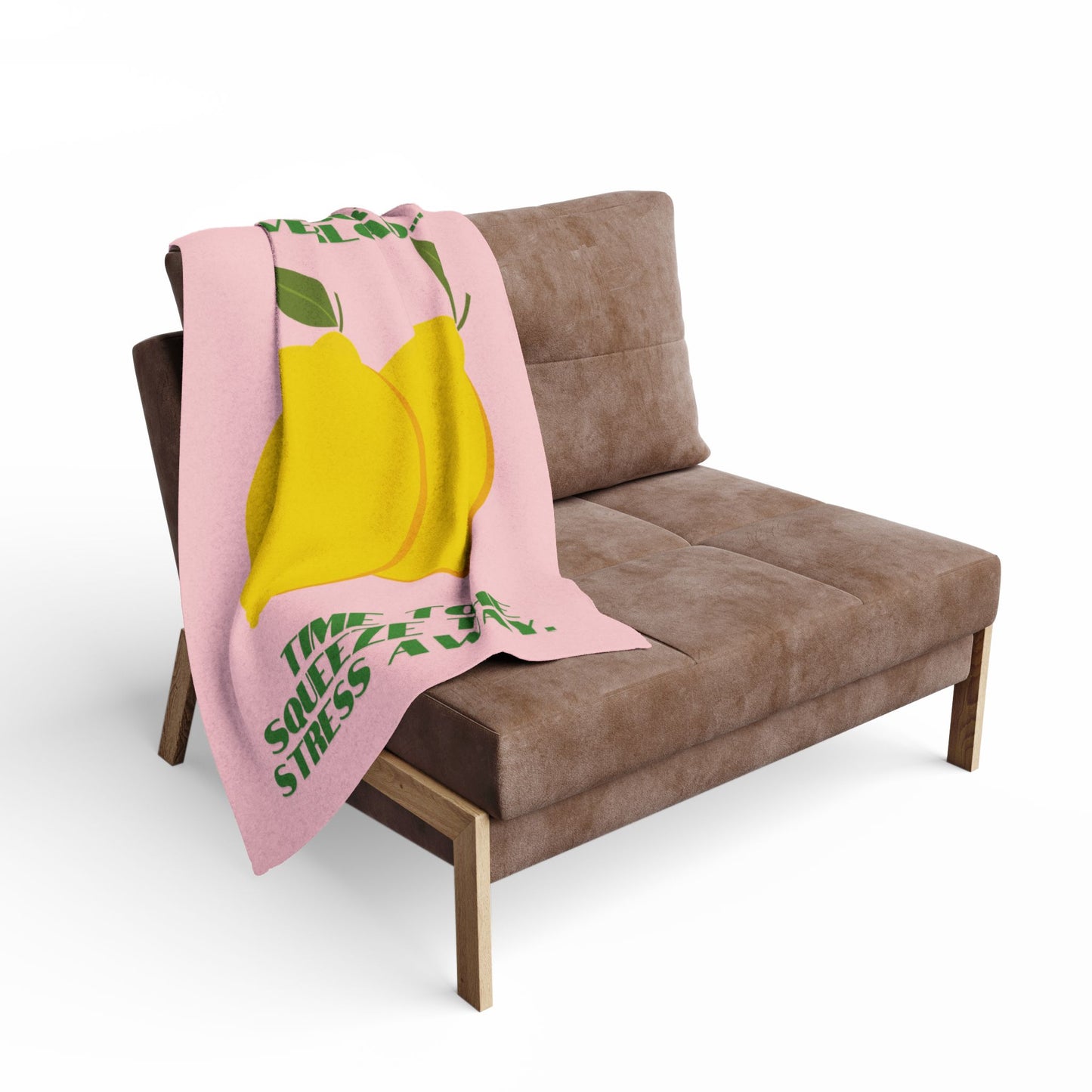 Lemon Design Fleece Blanket – Cosy Throw for Home Comfort & Creative Décor